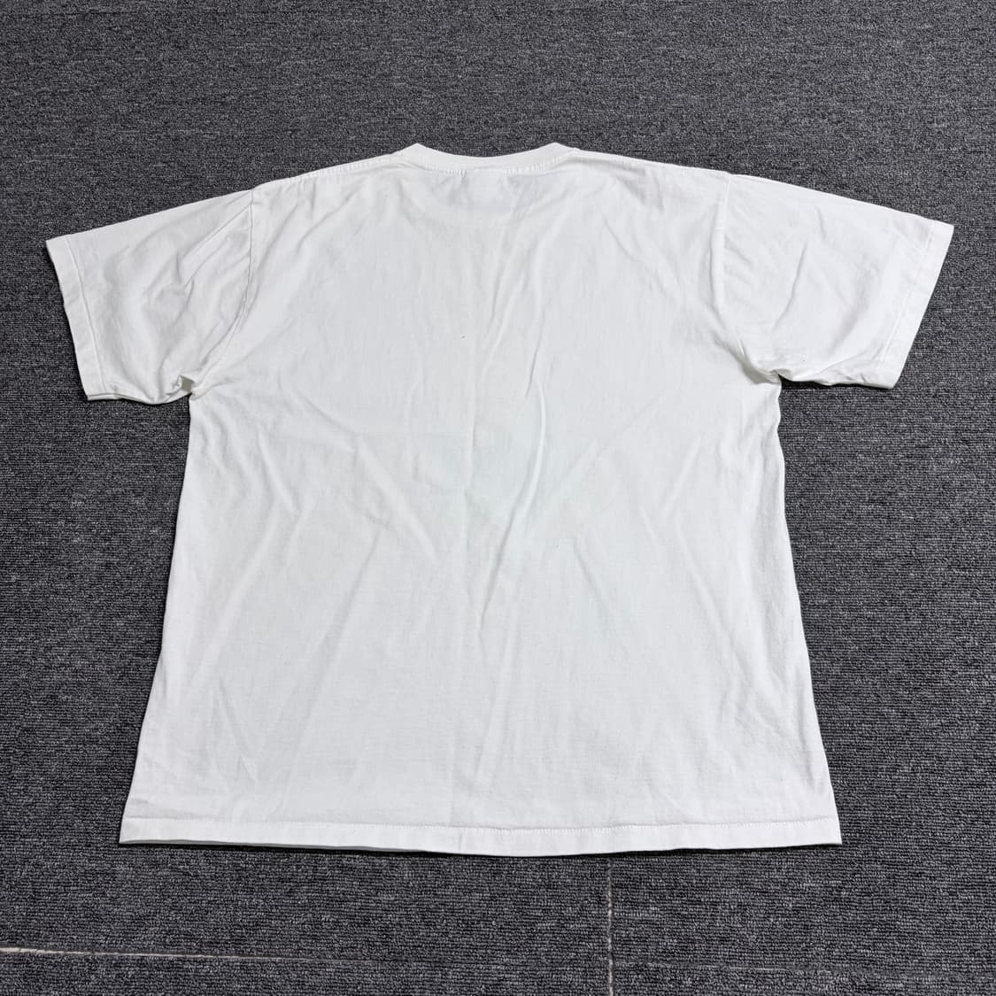 베이프 블리치드 체크 컬리지 티셔츠 상품이미지8