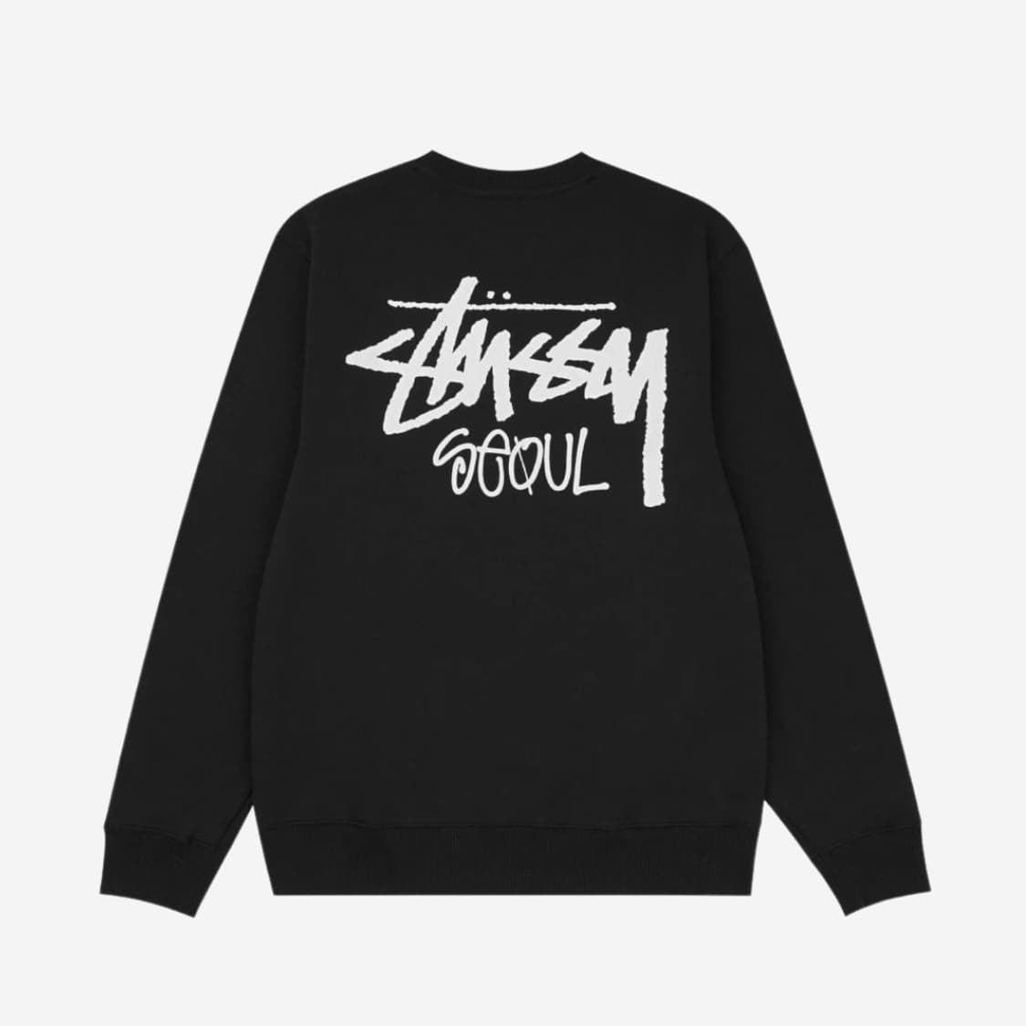 XL) 스투시 서울 크루넥 블랙 상품이미지1