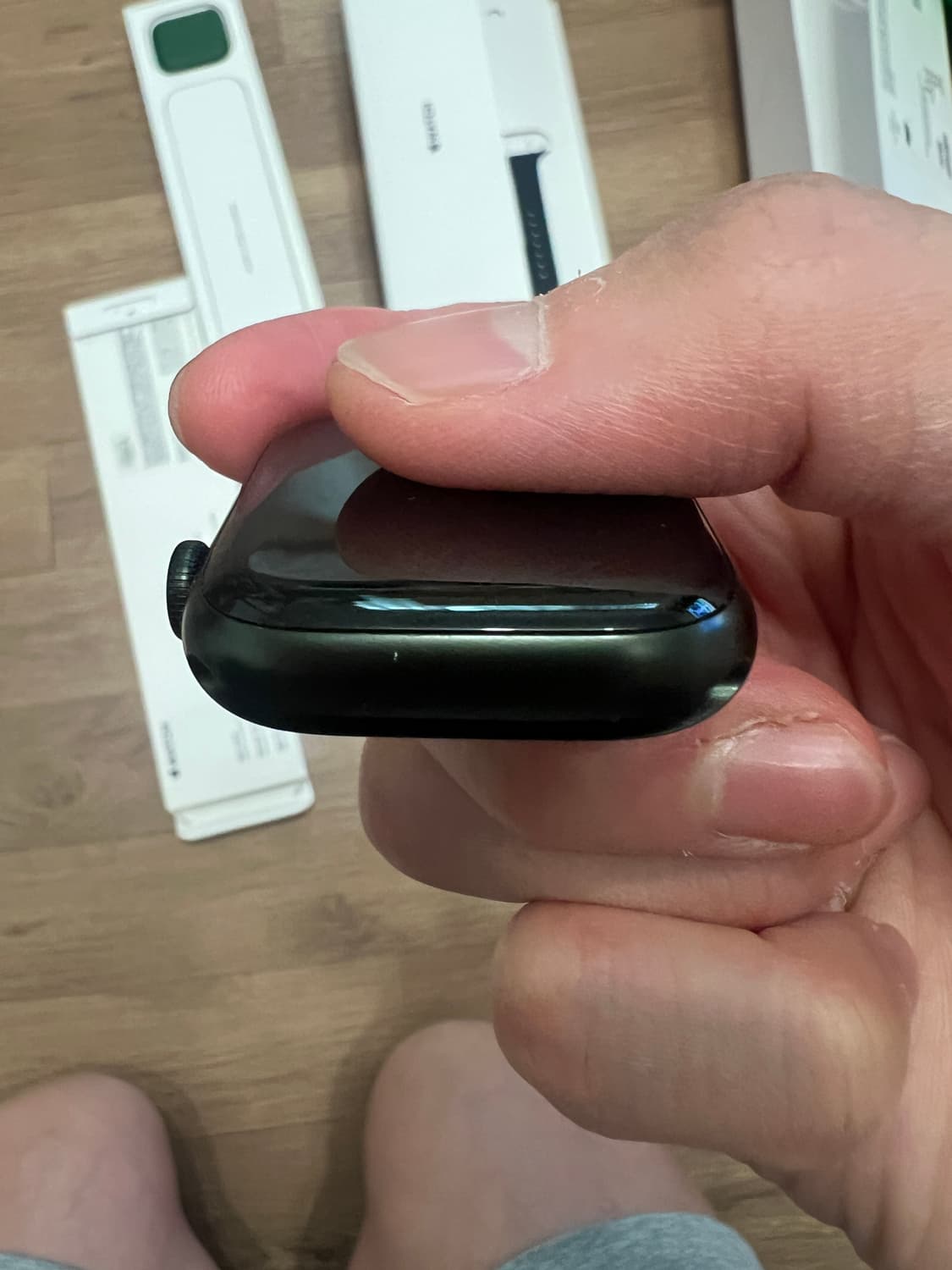 애플워치7 45mm GPS 알루미늄 그린 모델 (블루밴드 + 나이키밴드  상품이미지5
