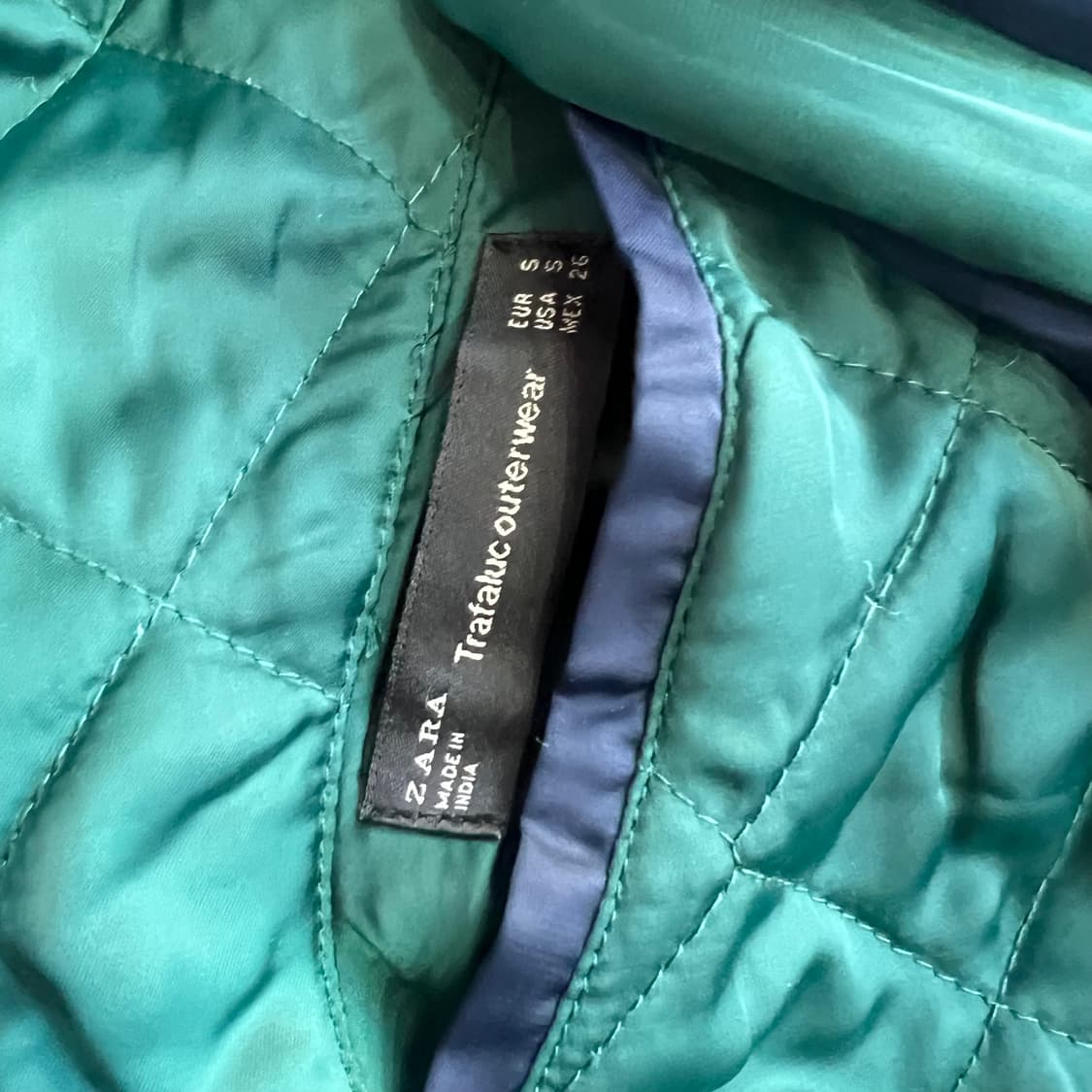 S) ZARA 자라 오키나와 자수 스카잔 점퍼 블루종 수비니어자켓 공용 상품이미지6