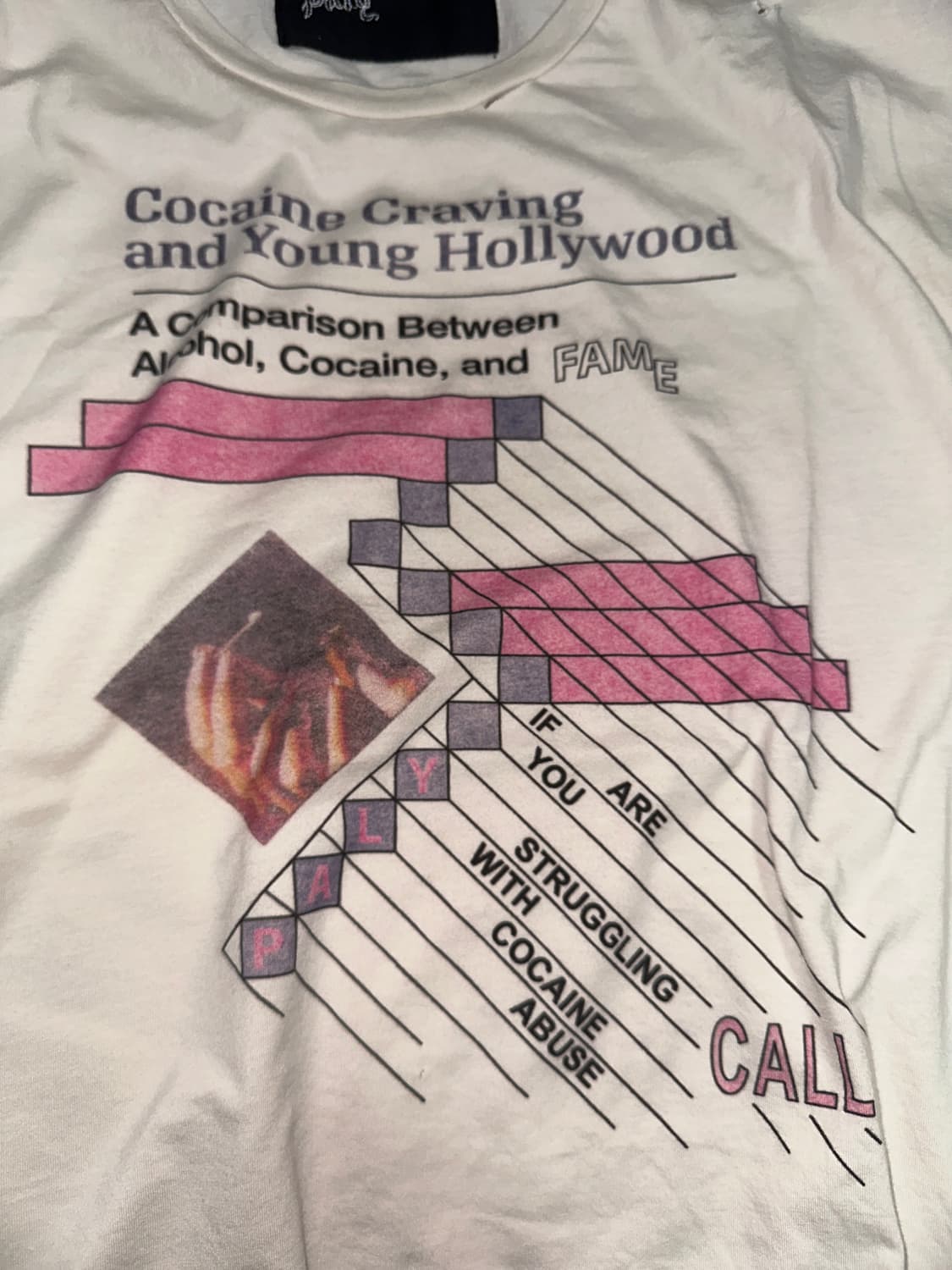 *M* 25SS 팔리할리우드 코카인 크레이빙 티셔츠 상품이미지7
