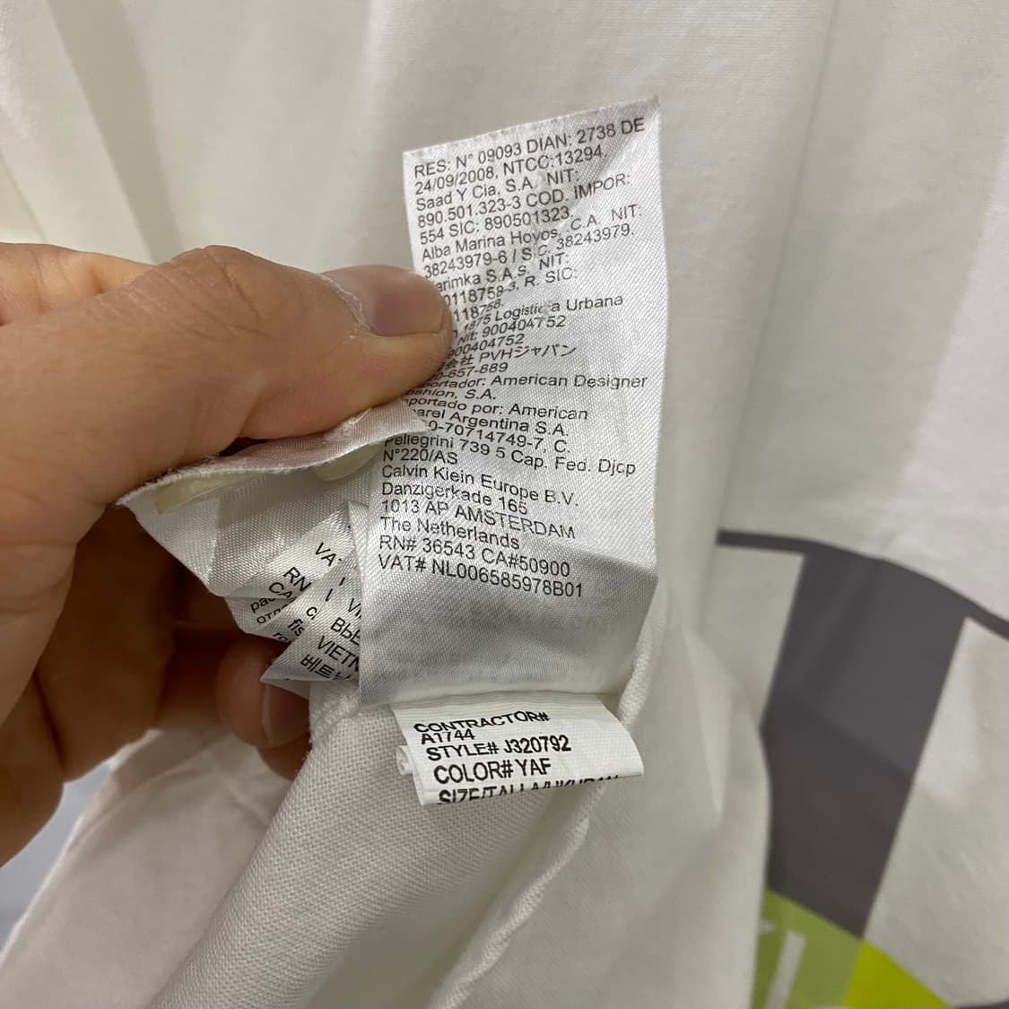 켈빈클라인진스 빅로고 긴팔셔츠(S) 상품이미지5