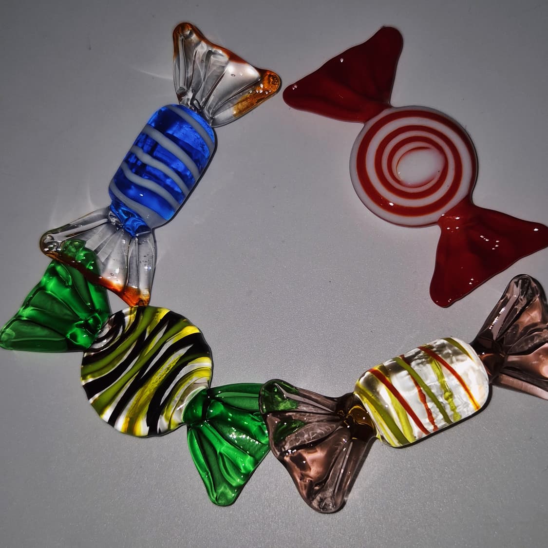 80s 이탈리아 무라노 핸드블로운 빅 캔디 세트 상품이미지6