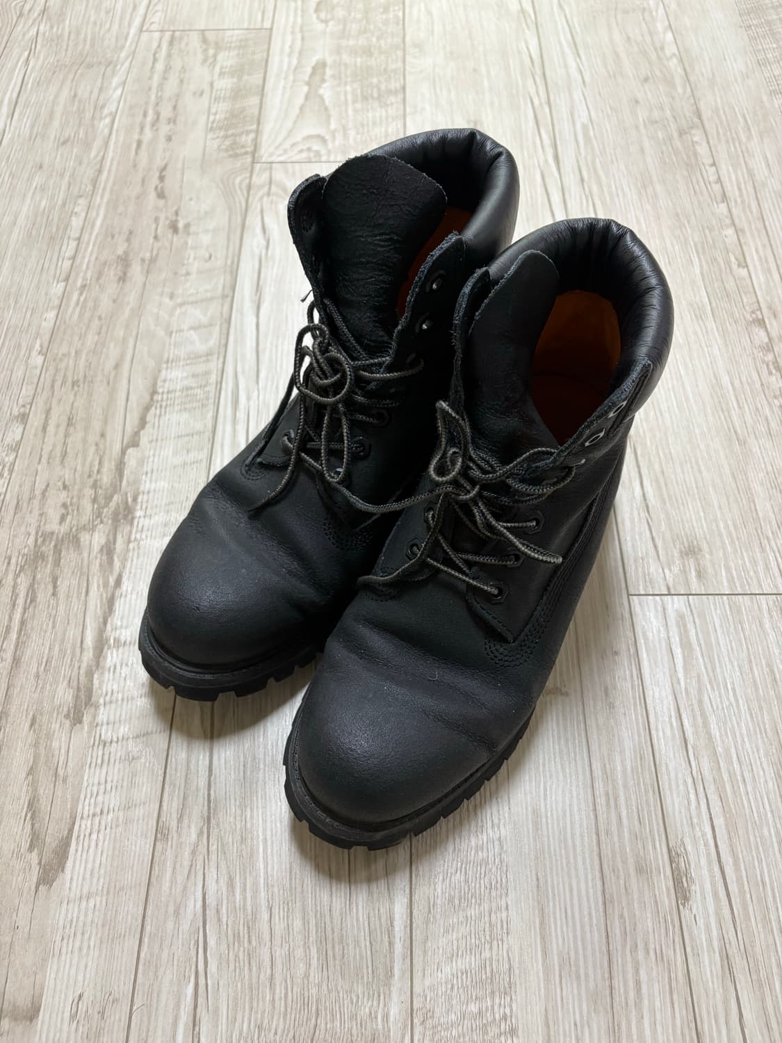 팀버랜드 6인치 워커 부츠 블랙 270 상품이미지1