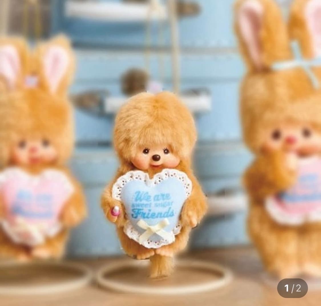 스위트슈가 몬치치 키링 하트쿠션 몬치치군 상품이미지1