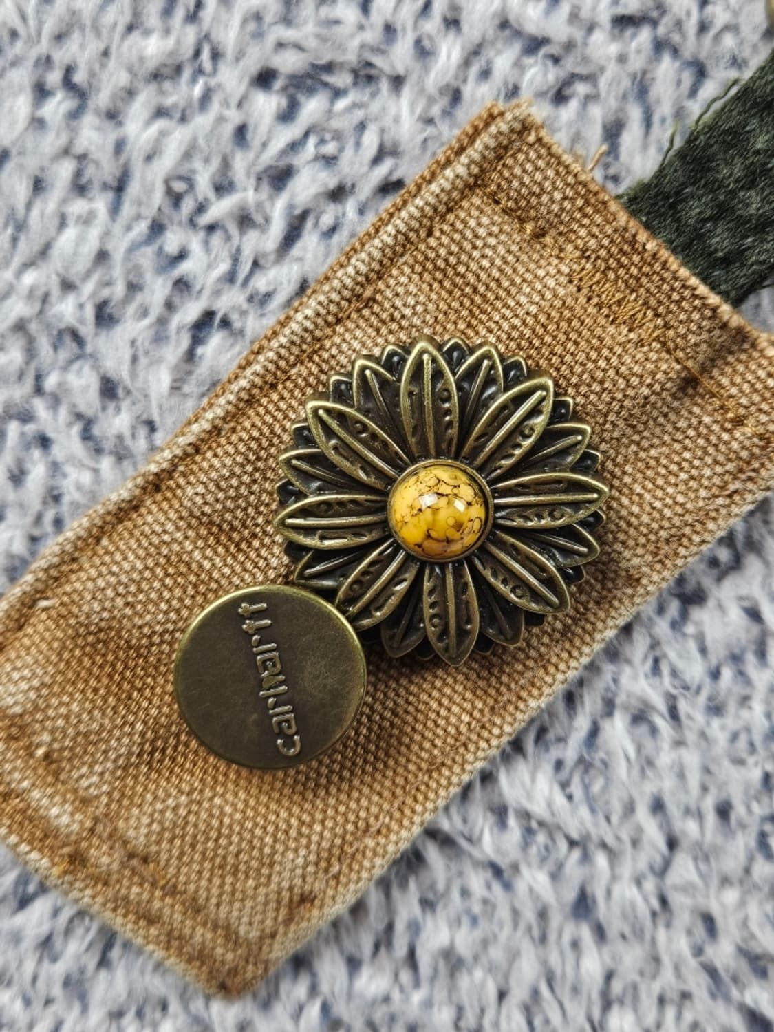 칼하트 버튼 핸드메이드 커스텀 카라비너 키링 ( OS ) / 10888 상품이미지3