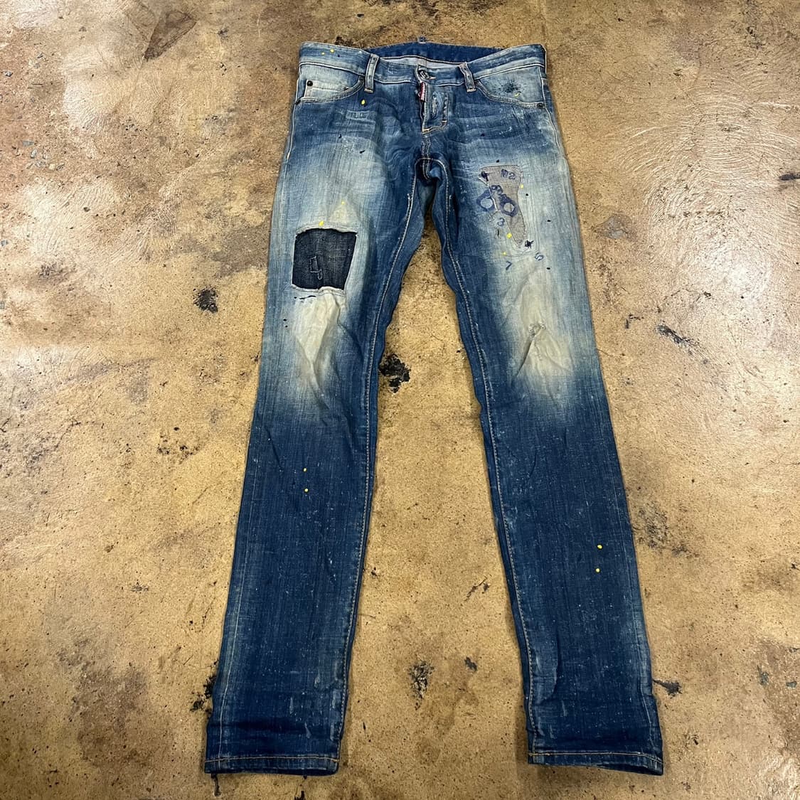 [정품/44] 디스퀘어드2 패치 데님 청바지 b17 상품이미지2