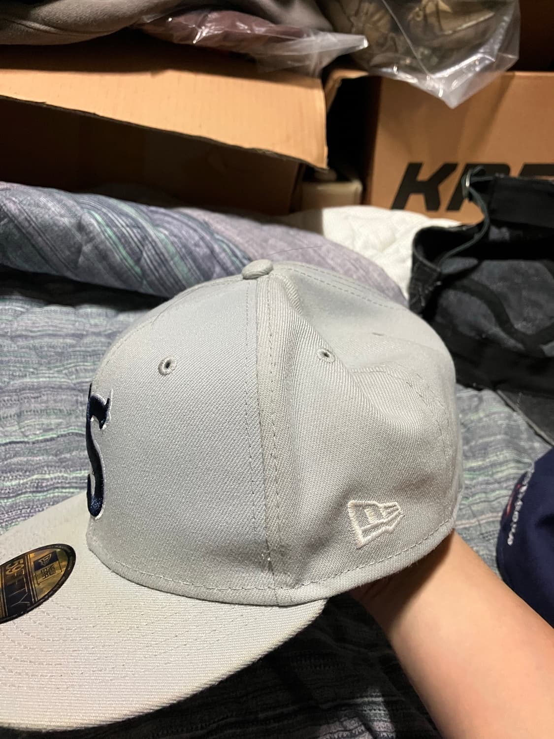 슈프림 s로고 뉴에라 그레이 22fw  714 상품이미지3