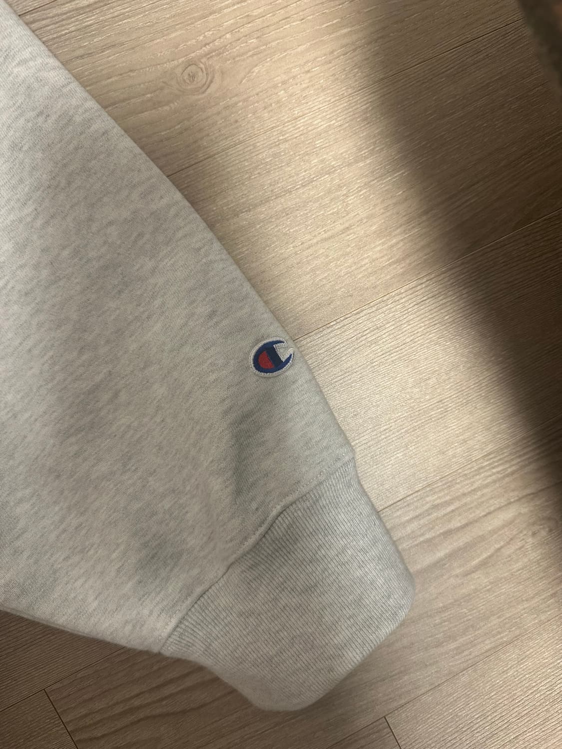 슈프림 x 챔피온 집업 후드 스웨트셔츠 애쉬 그레이 24ss XL 상품이미지2