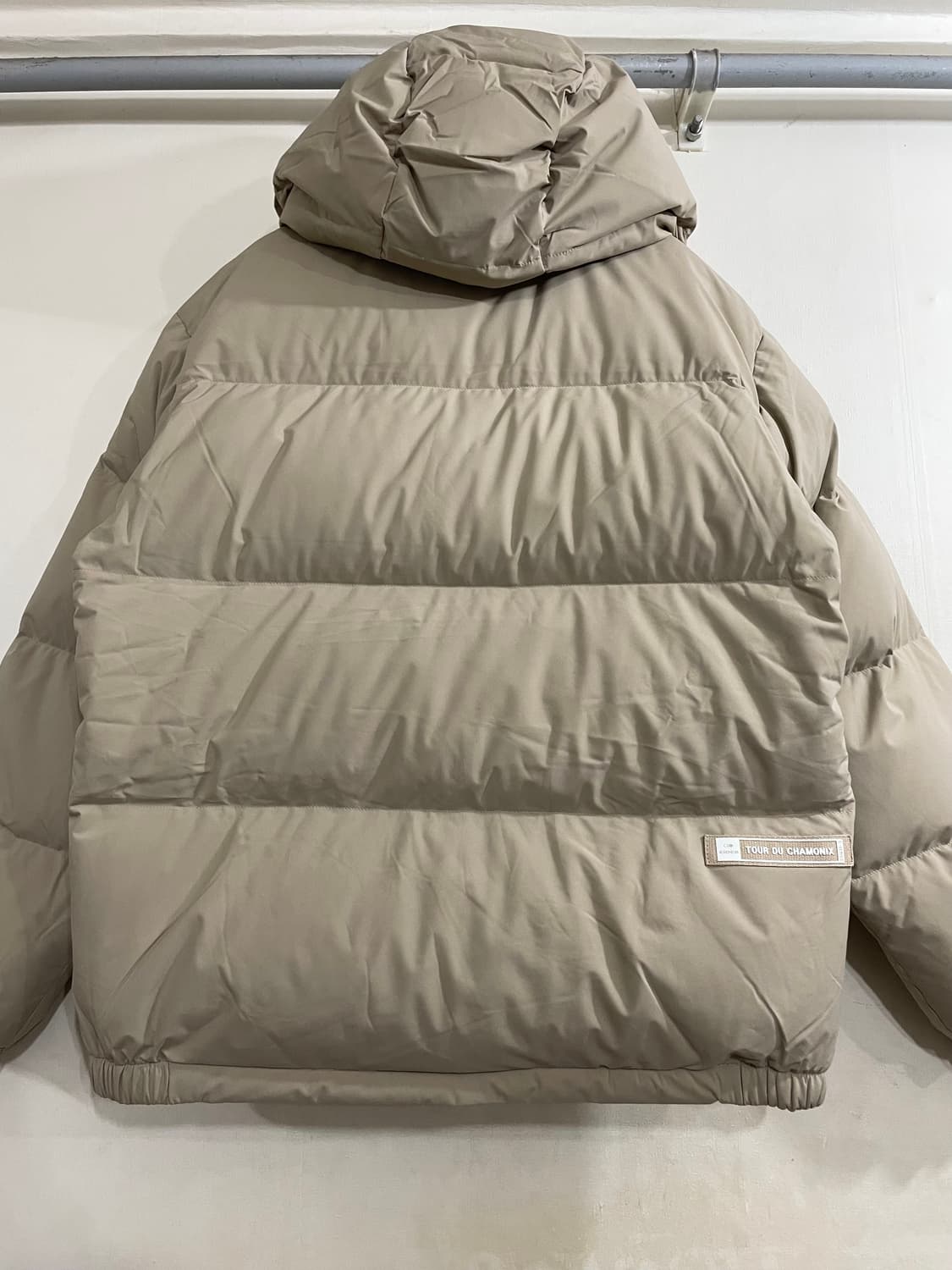 아이더 원더러 구스 다운 패딩 점퍼 베이지 남녀공용 상품이미지5