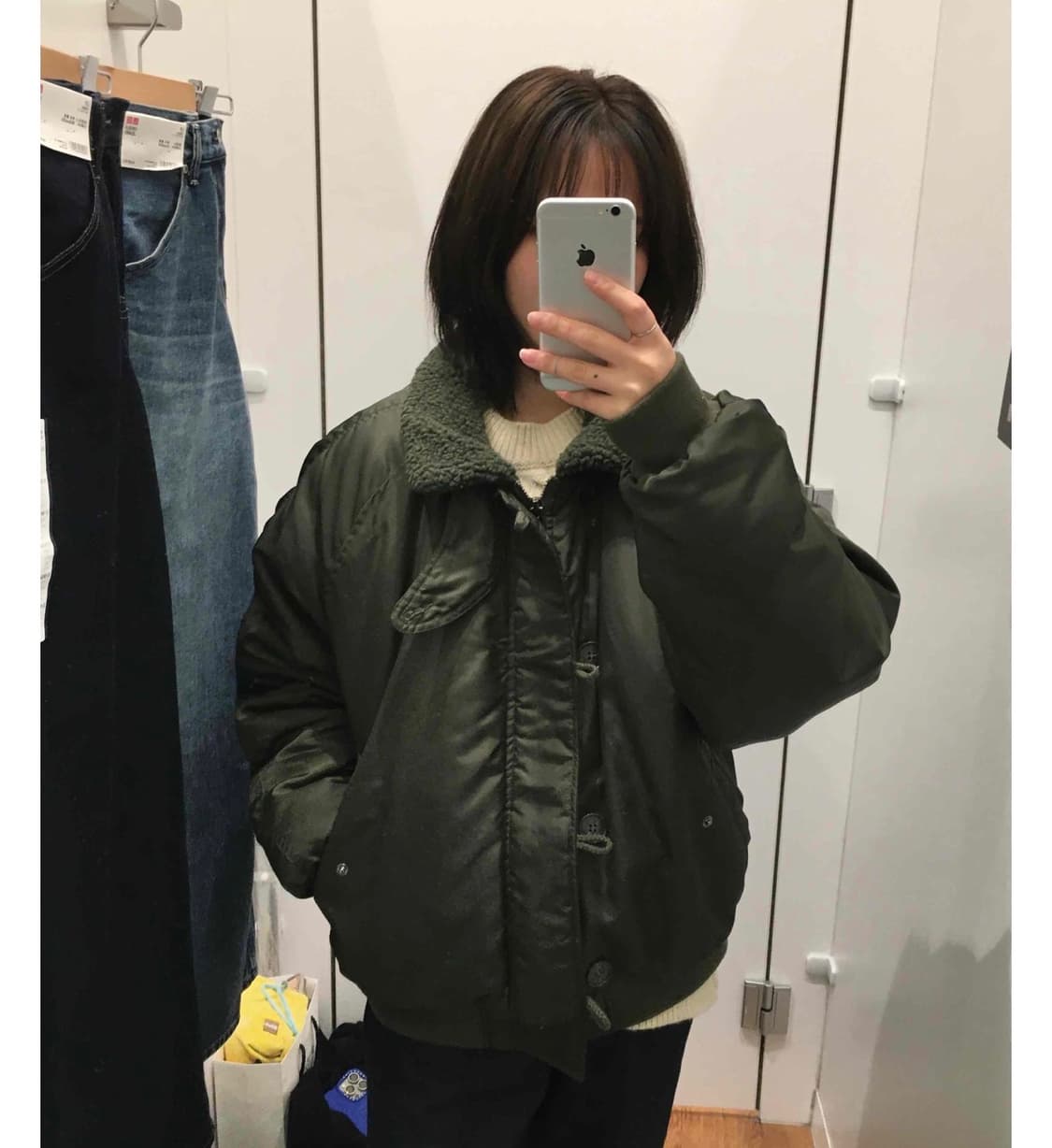 오버핏 숏 패딩 점퍼 상품이미지2