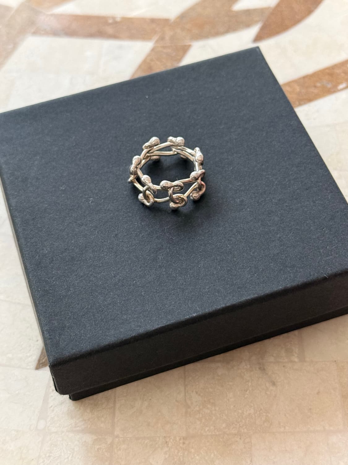 vanya sundari link ring (skinny) 상품이미지2