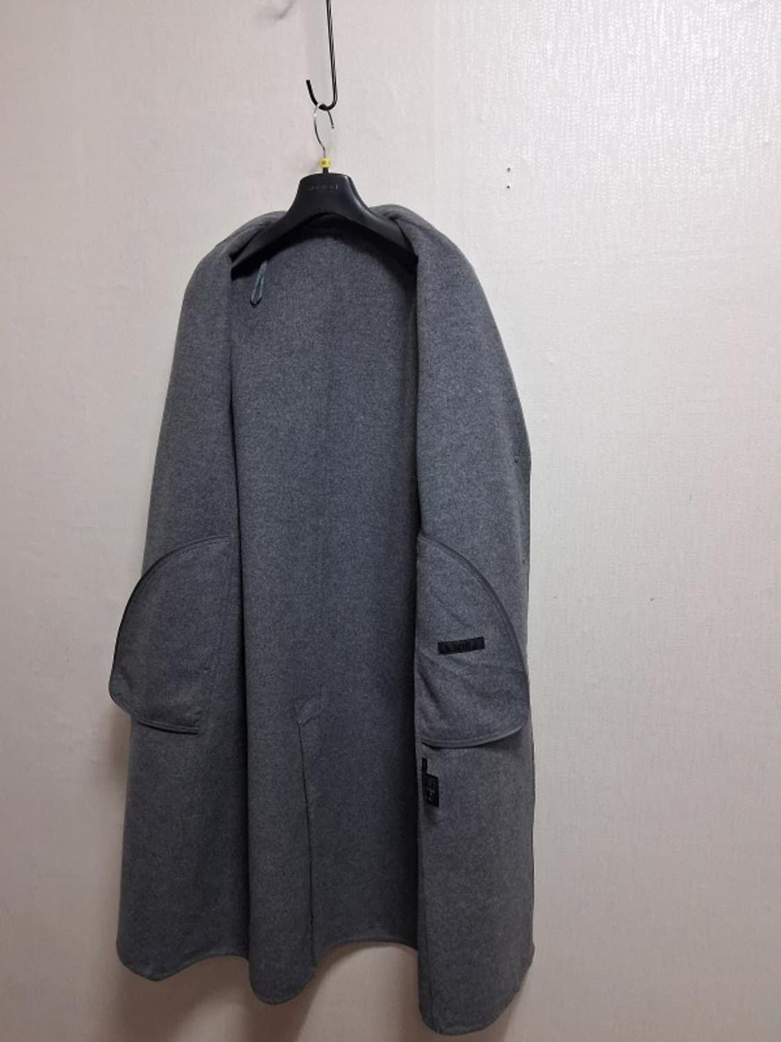 일본빈티지 유니클로 진회색 중간진회색 그레이핸드메이드코트 여성 66적당  상품이미지9