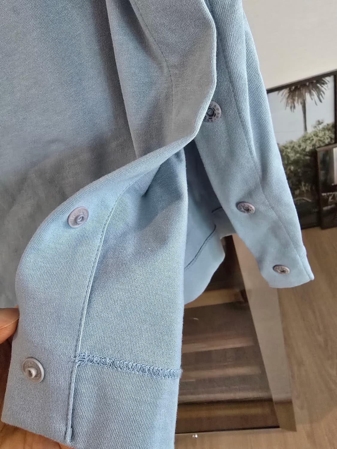 준지 블루포켓 오버핏 티셔츠 S사이즈입니다. 상품이미지6