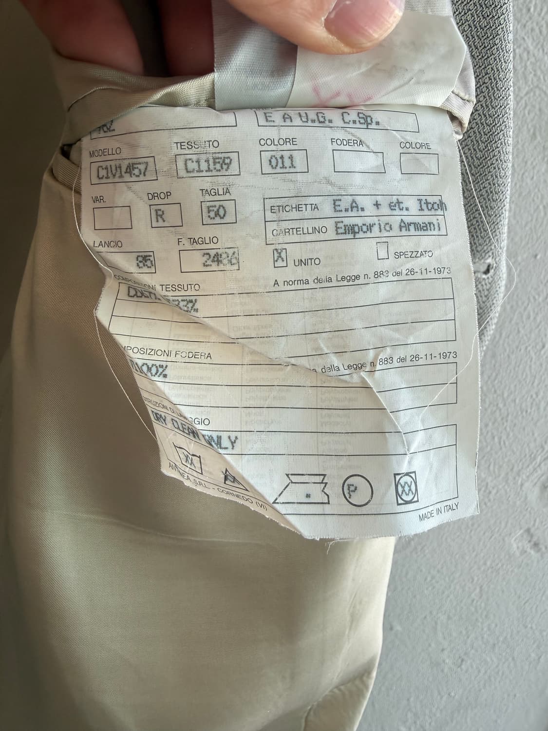 엠포리오아르마니 자켓 상품이미지7