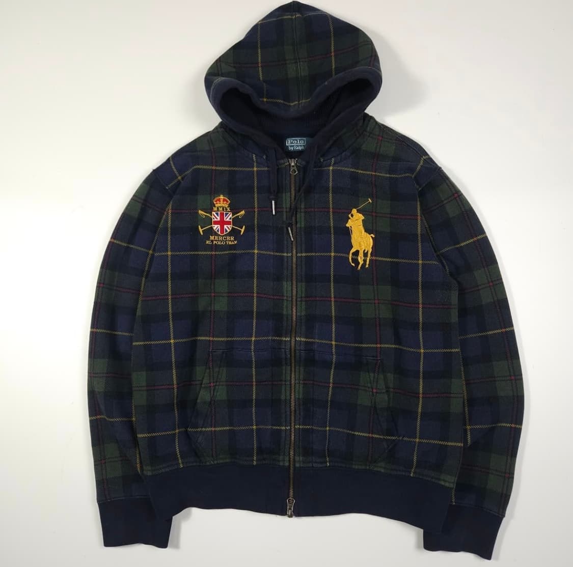 폴로 빅포니 체크 후드집업 구합니다 상품이미지1