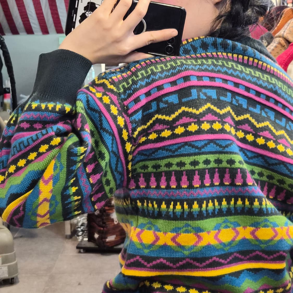 [NO.9]  에스닉풍 빈티지 니트 상품이미지4