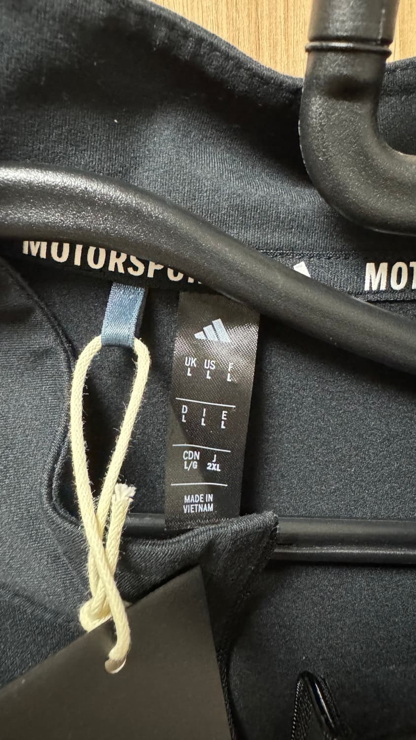 아디다스 메르세데스 AMG F1 쿼터집 블랙 스웨트셔츠 XL 상품이미지6