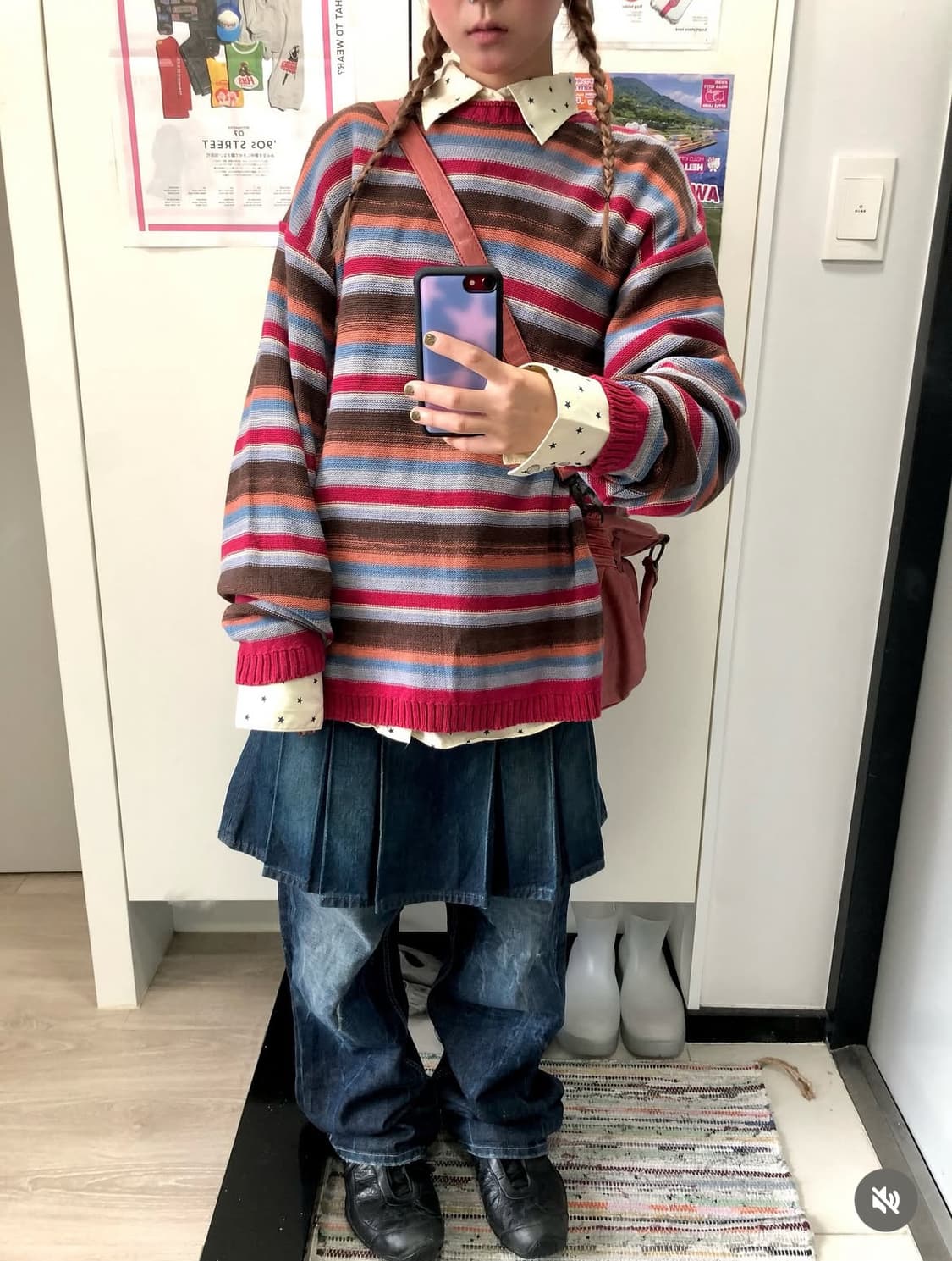 차일드매거진 별셔츠-무지개니트 코디셋 (세트로 우선 판매) 상품이미지2