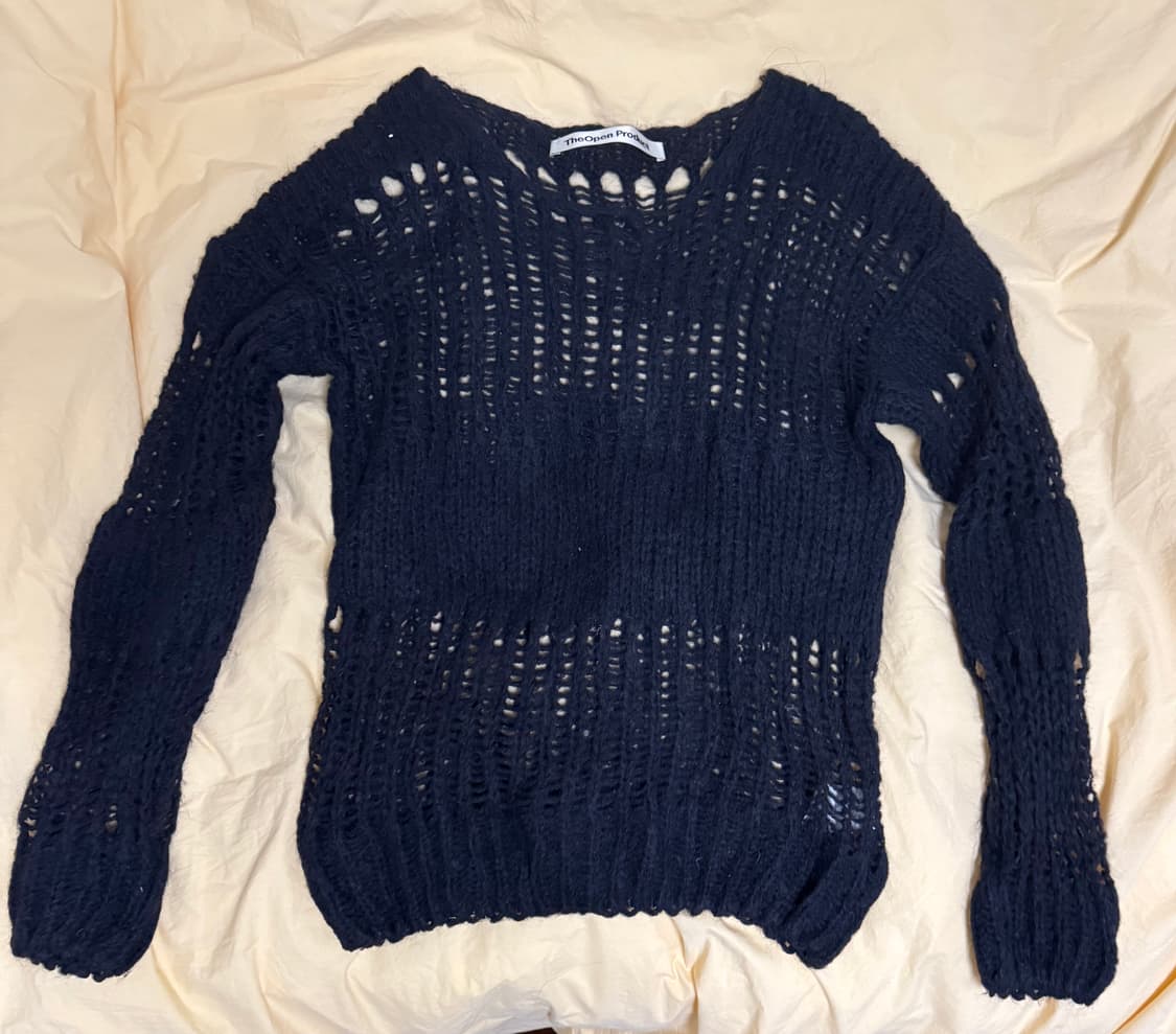 open YY 그런지 니트 (허윤진 착용) 상품이미지2