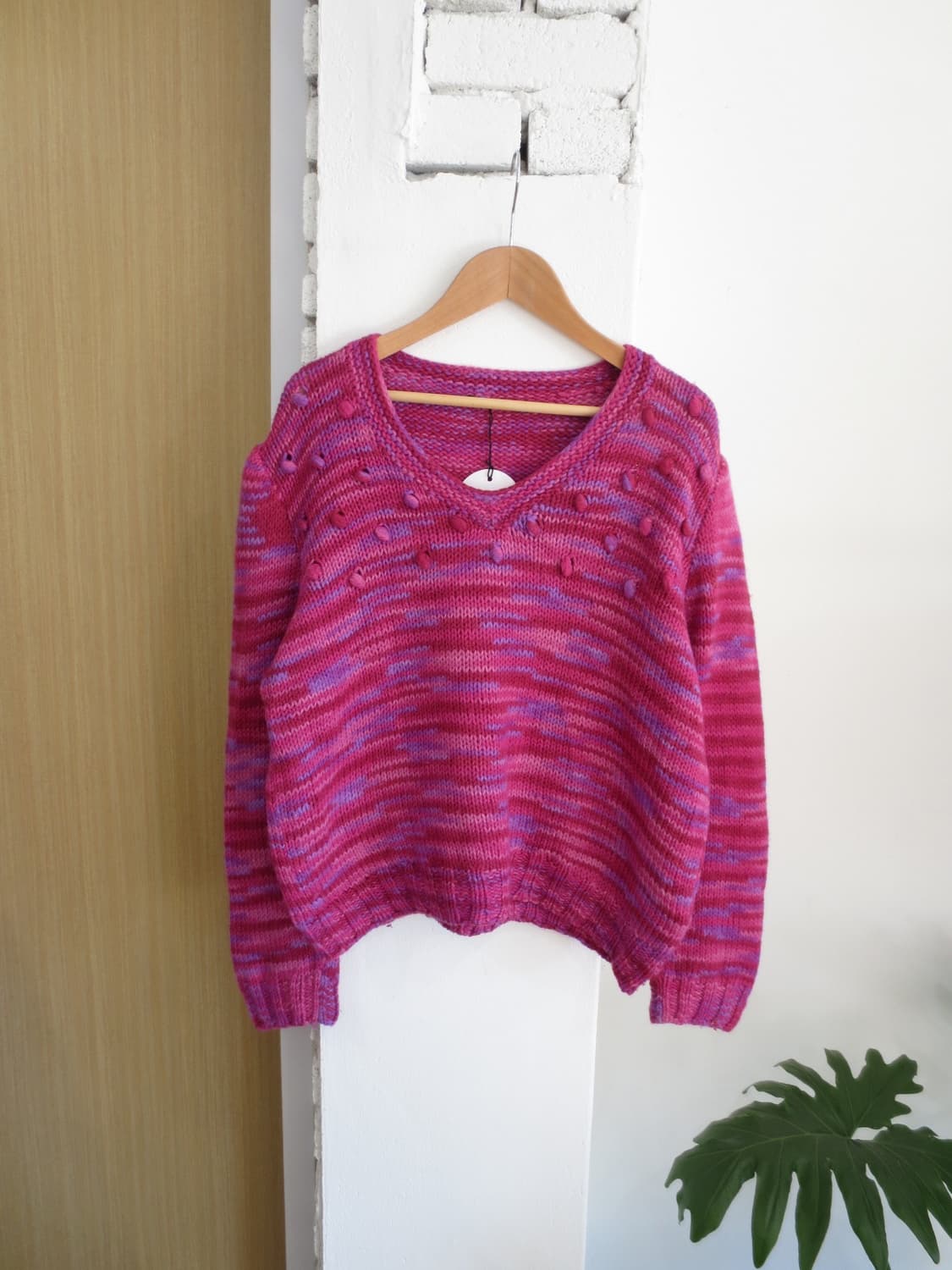 vintage pink knit 상품이미지1