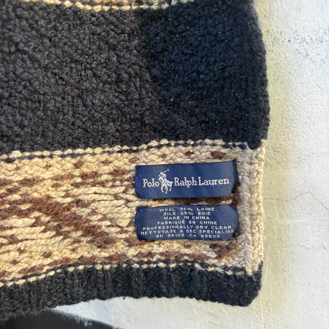 Polo Ralph Lauren 폴로 랄프로렌 울실크 코위찬 목도리 상품이미지5