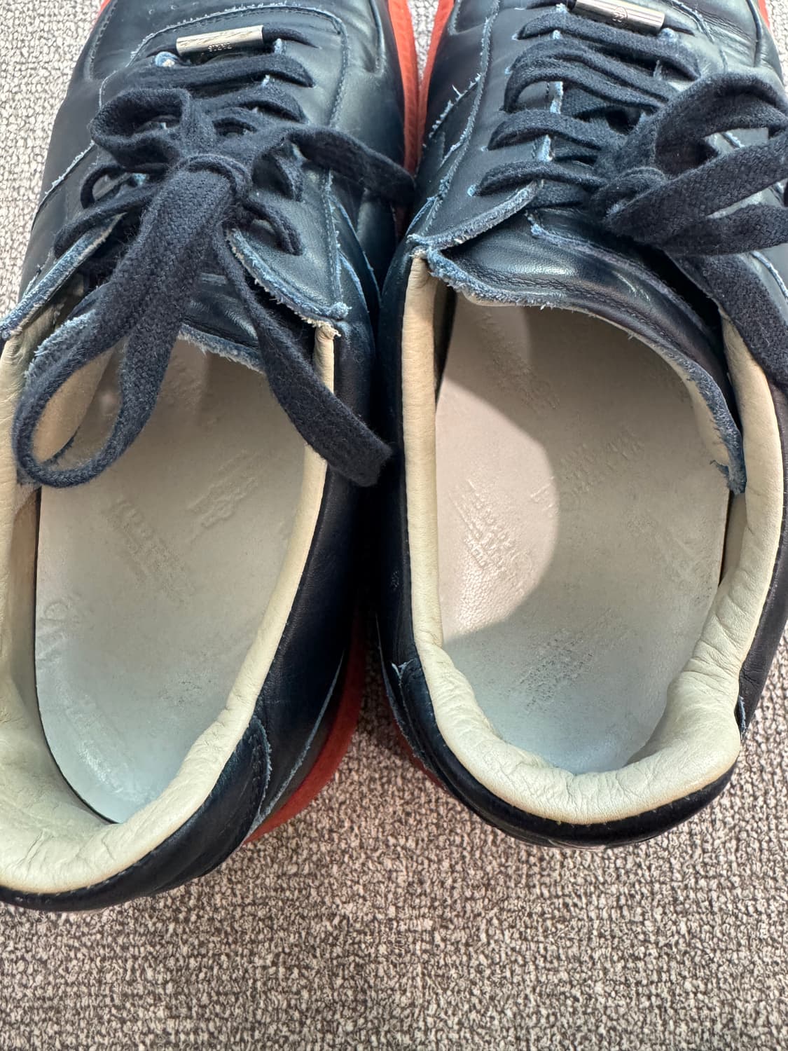 메종 마르지엘라 레드솔 에어포스 모티브 스니커즈 43 상품이미지3