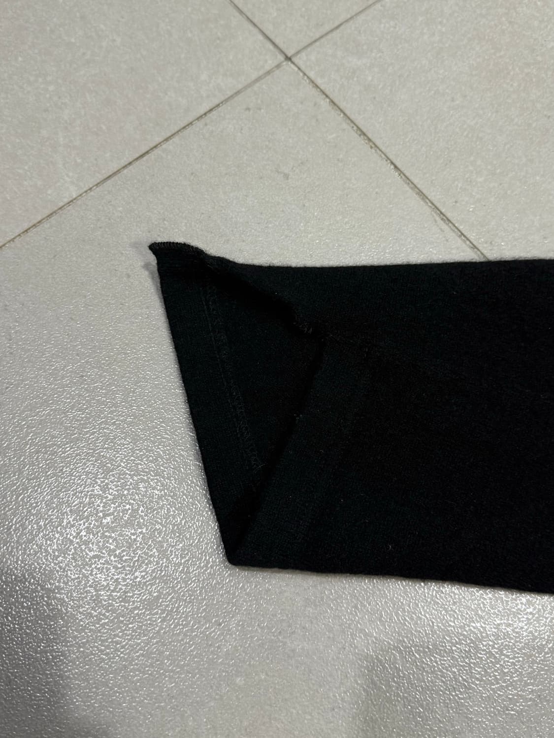 2015 꼼데가르송 해체주의 사선 지퍼 레인울 100% 후드 집업 자켓 상품이미지5