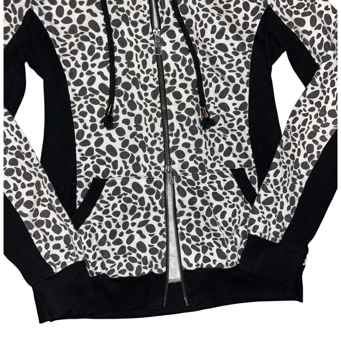 Joky Gal 네코미미 호피 투웨이 후드집업 갸루y2k펑크 상품이미지4