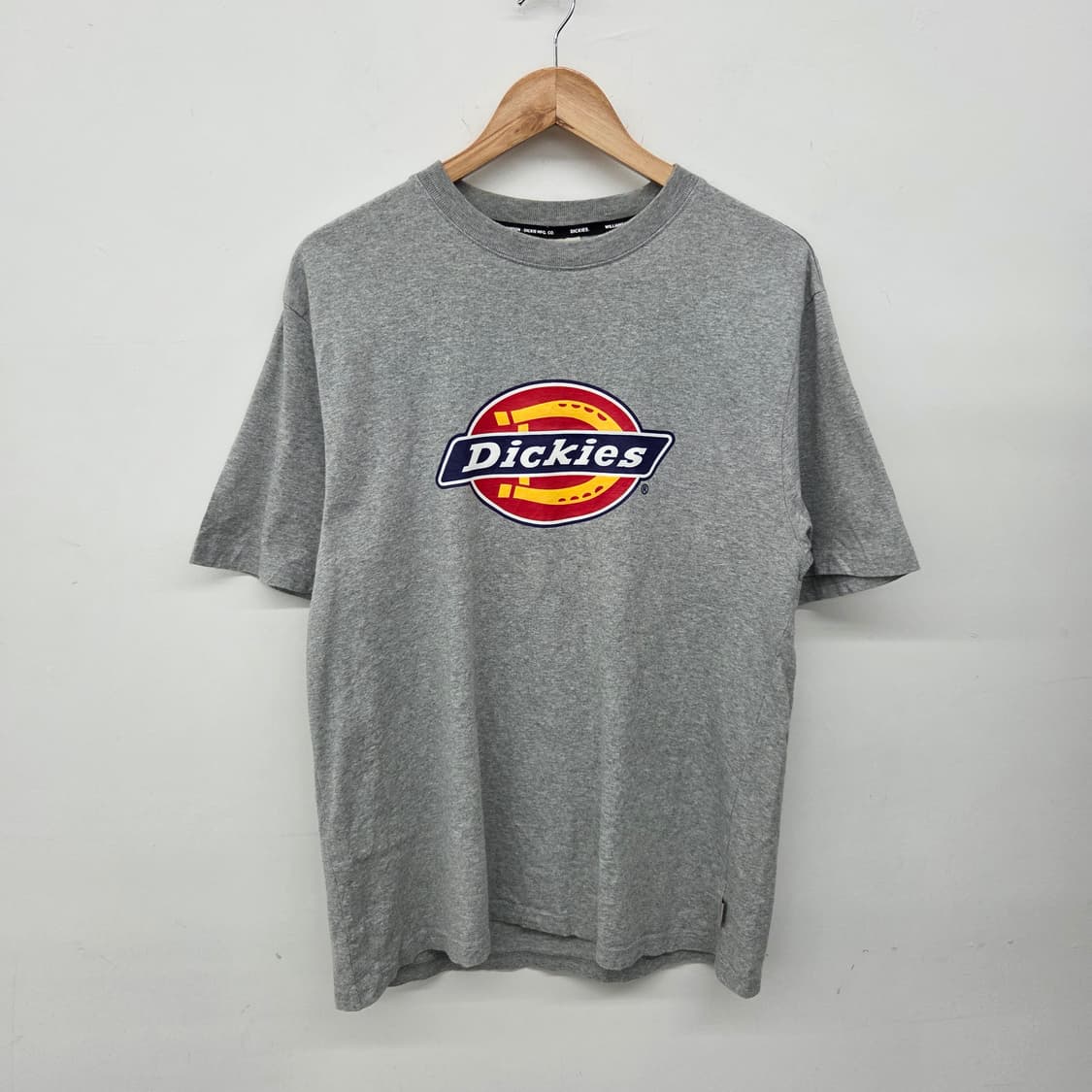디키즈 로고 반팔 티셔츠 회색 남L 상품이미지2