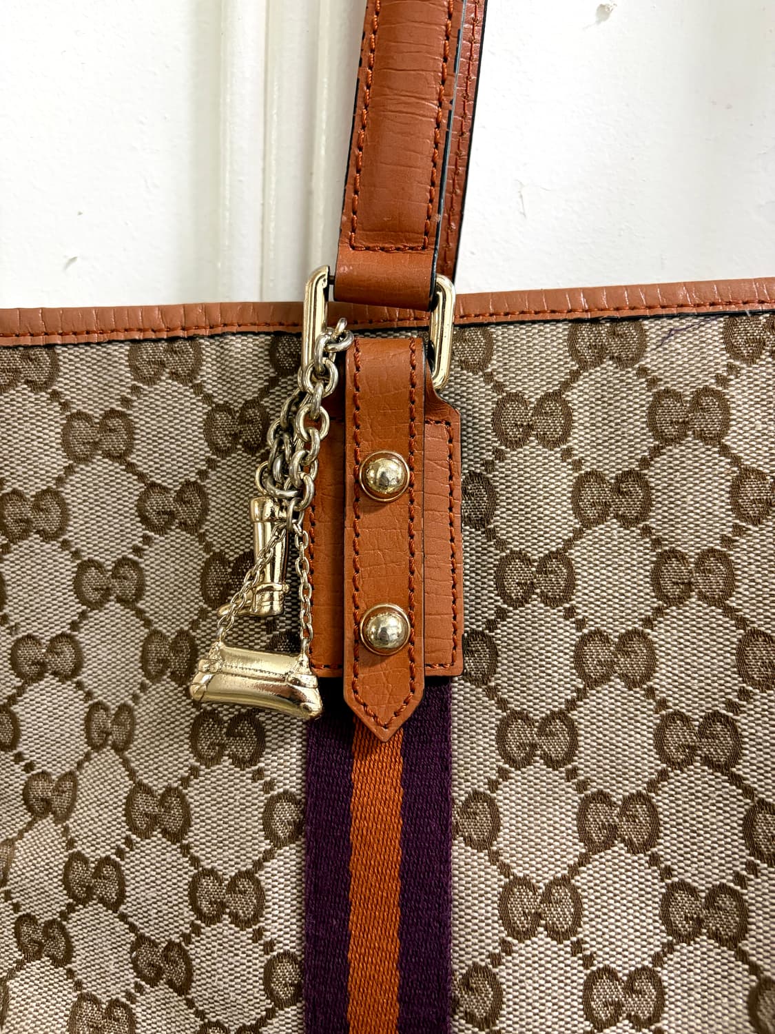 구찌 올드 정품 숄더 토트백  상품이미지2