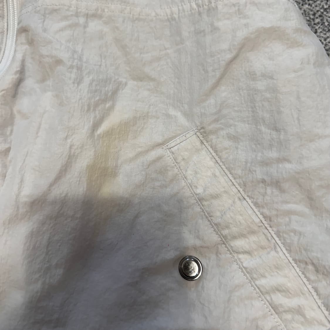 아디다스 삼선 바람막이 화이트 상품이미지5