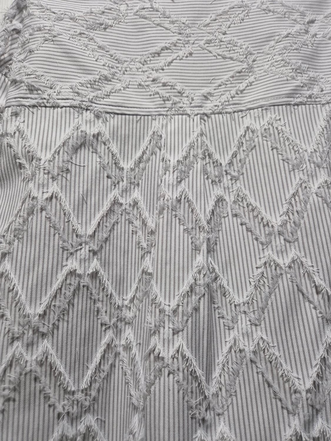 빈티지 봄여름 그레이 스트라이프 크롭 자켓 상품이미지9