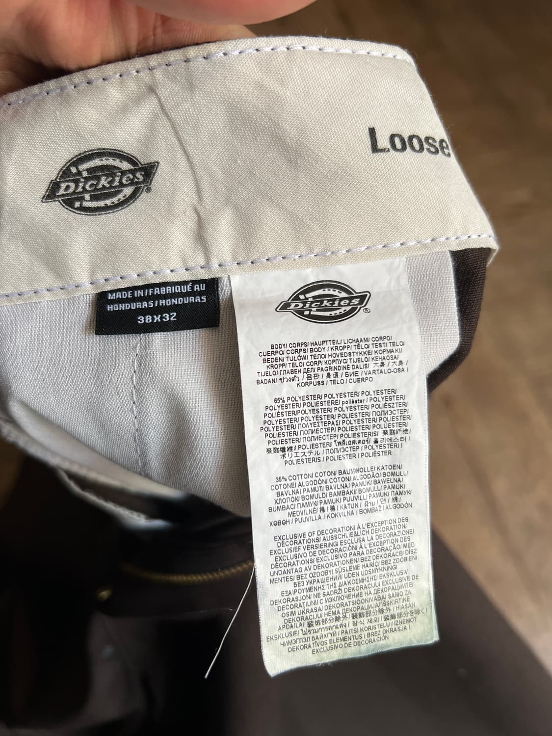 [38]디키즈 USA 다크브라운 더블니 워크 팬츠 상품이미지7