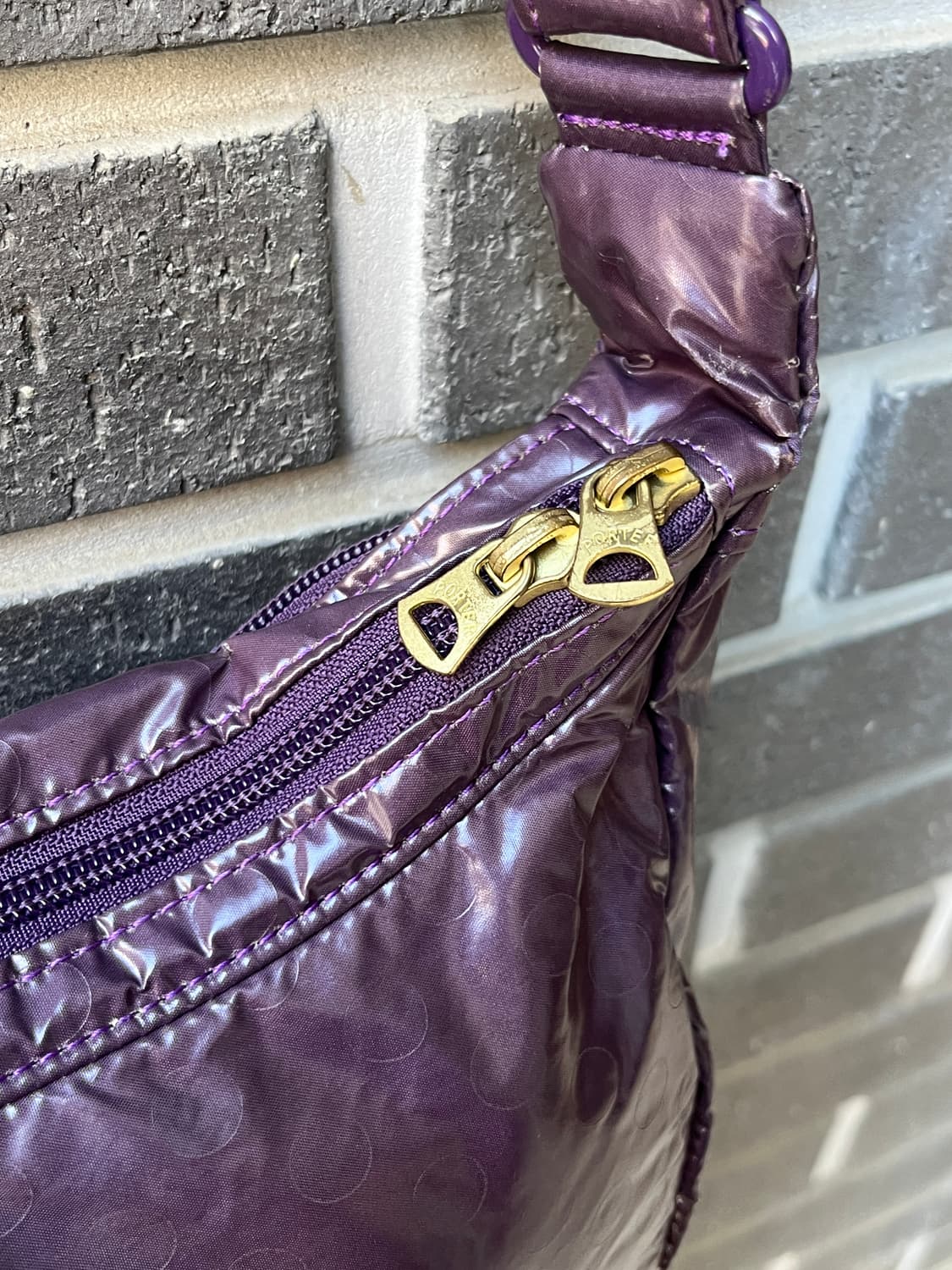 Porter 포터 도트 호보백 퍼플 상품이미지5