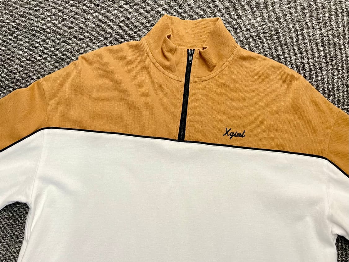 [55~66] X-GIRL 엑스걸 반집업 반팔티 S  상품이미지2