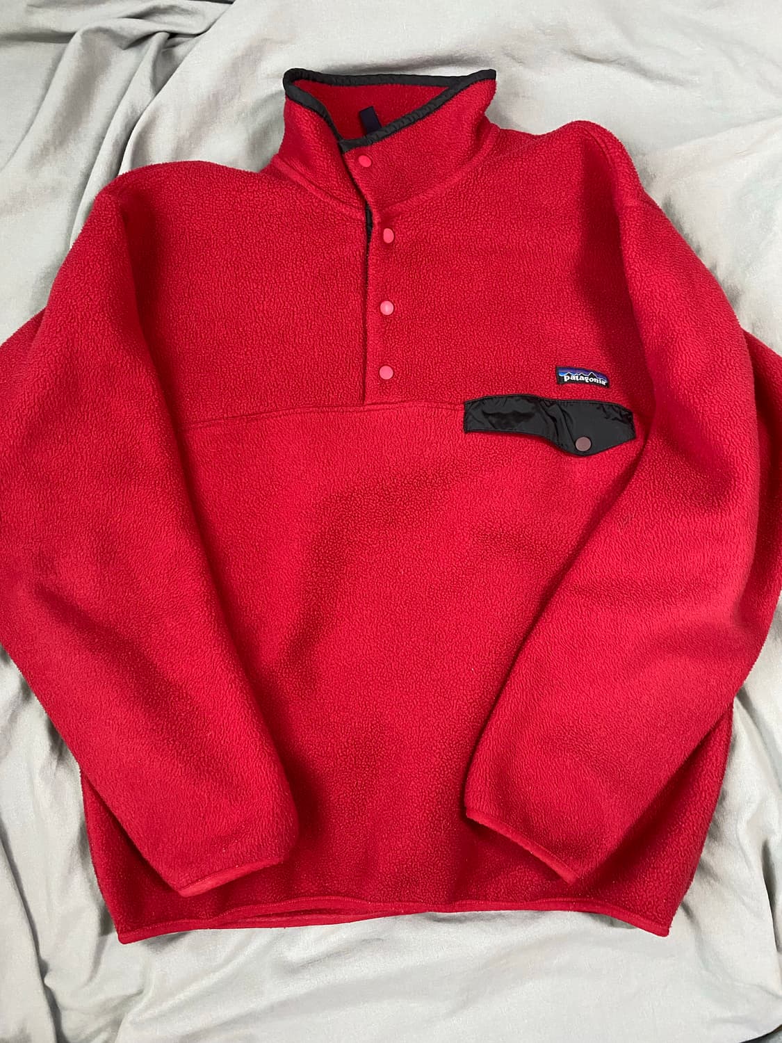 Patagonia synchilla snap t red [size m] 상품이미지1