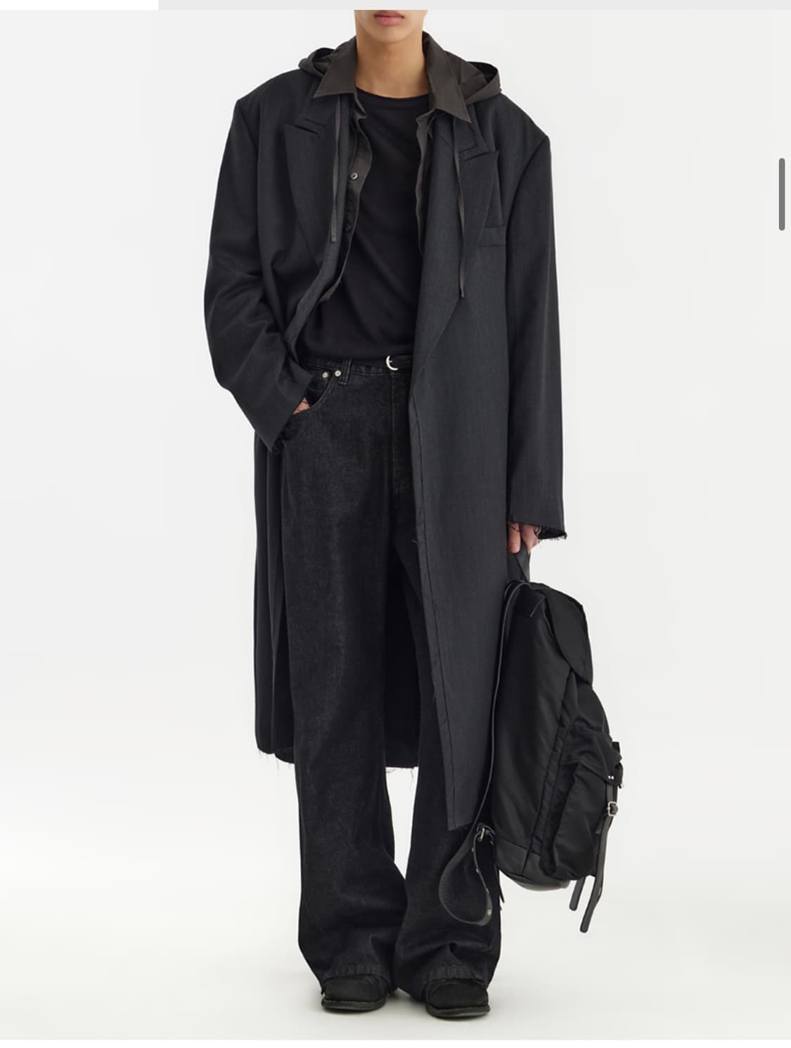 youth Structured Flared Denim Pants 상품이미지2