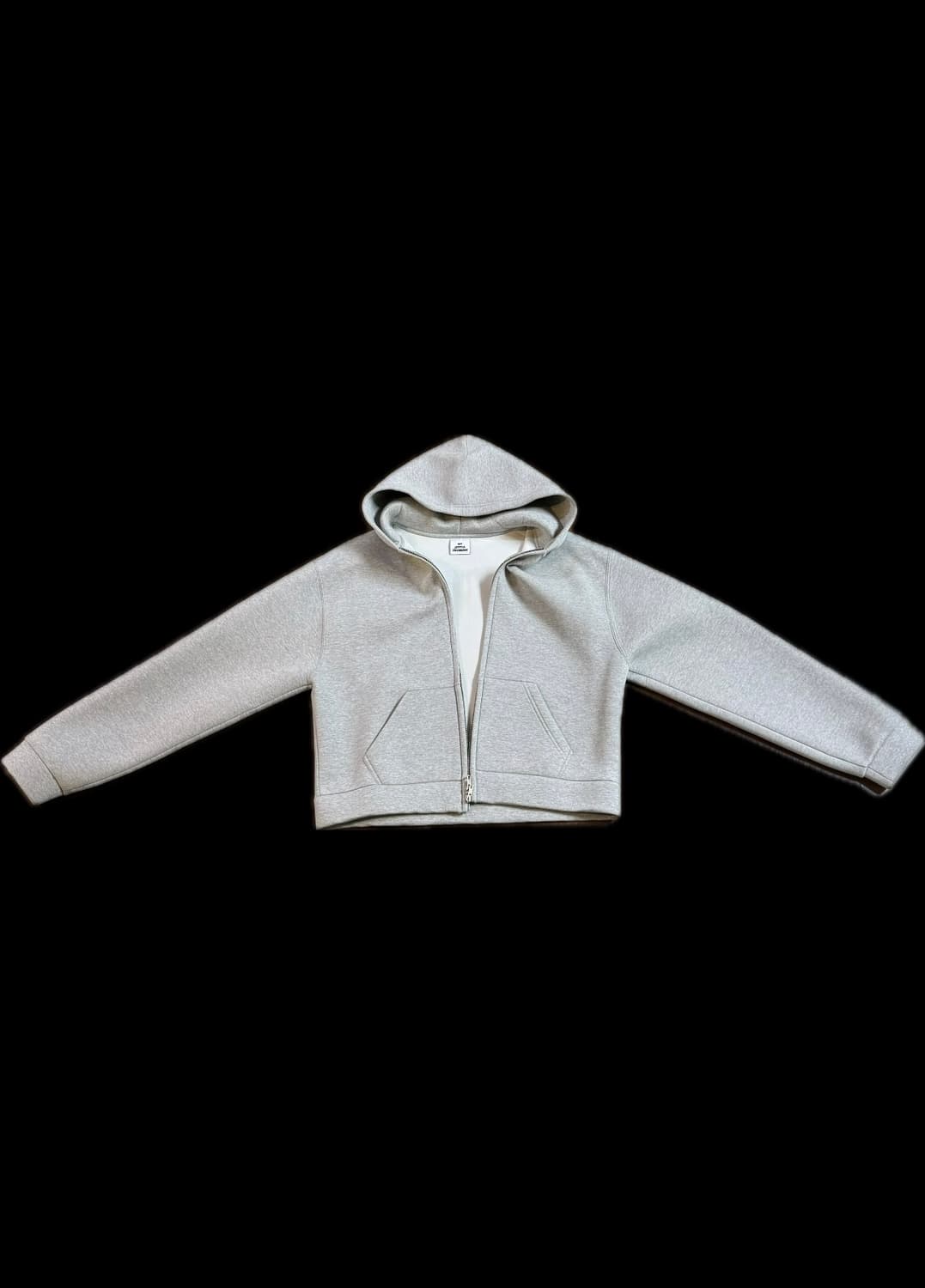 MJD X 코인서울 크롭 집업 후드 상품이미지1