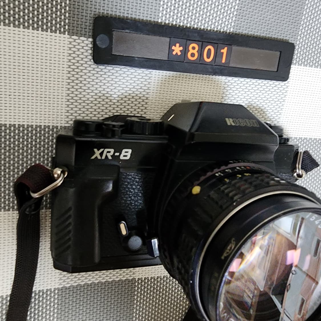 리코 XR-8 필름카메라 블랙바디 1.4 단렌즈 상품이미지2
