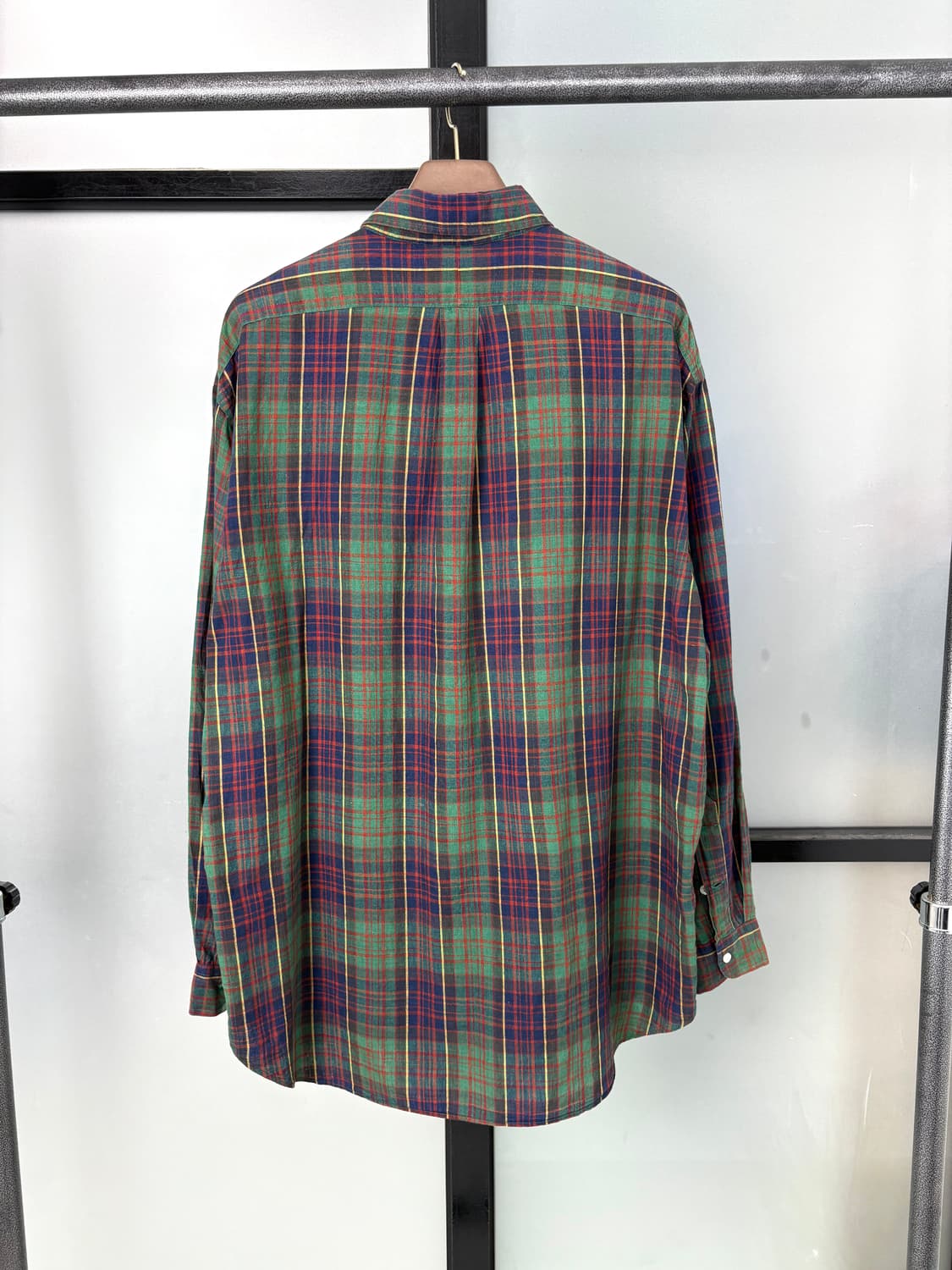 [3XL]POLO폴로 그린 체크 셔츠 상품이미지7
