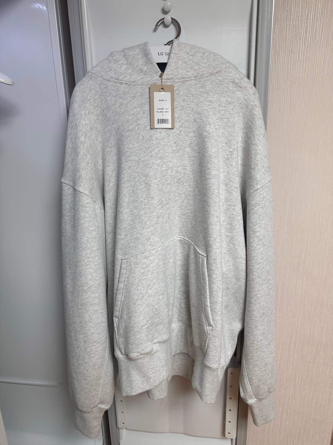 이지 시즌 4 멜란지 그레이 후디 상품이미지1