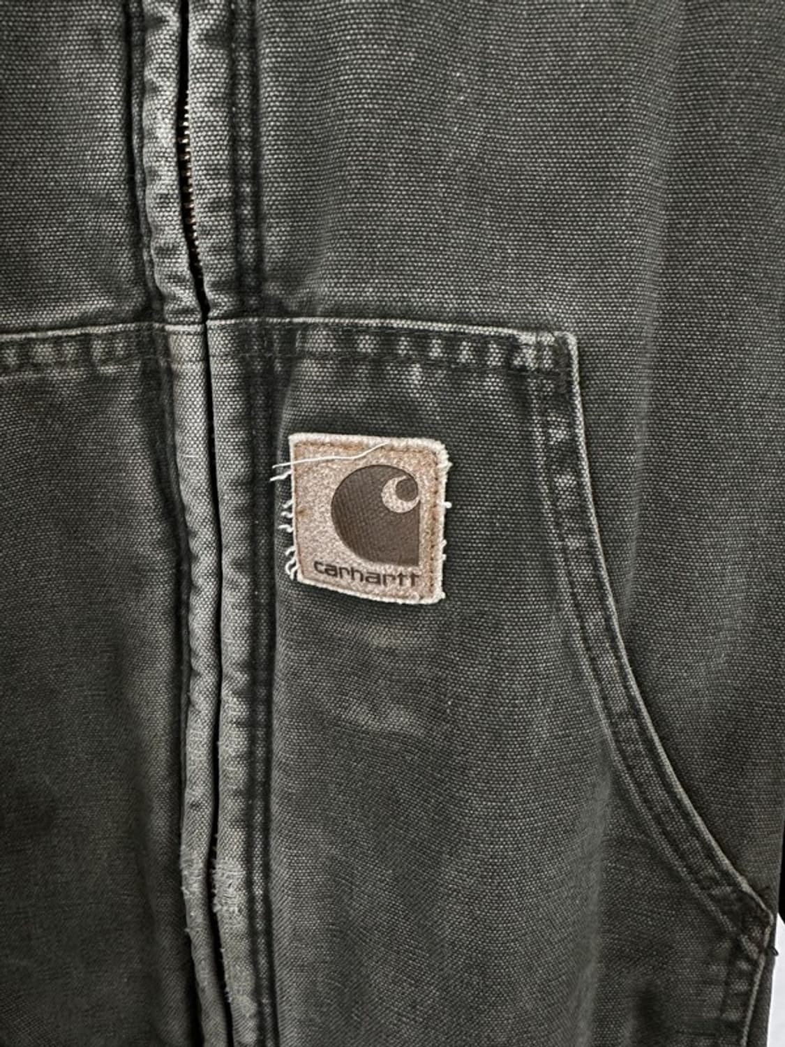 L] CARHARTT J68 MOS 00s 액티브 후드자켓 모스그린 상품이미지4