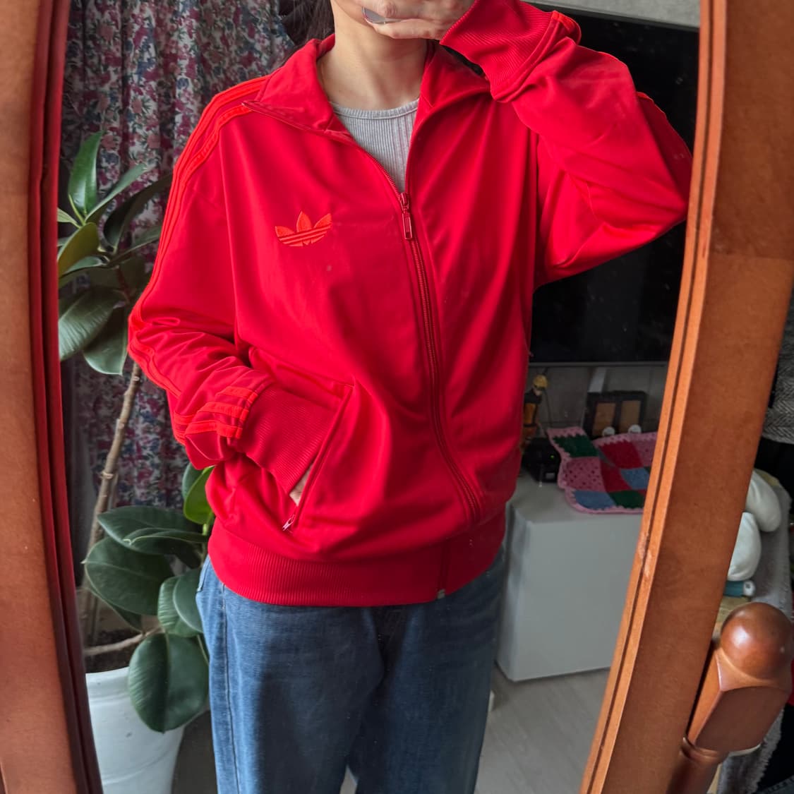 아디다스 레드 오렌지 파이어버드 져지 95 상품이미지1