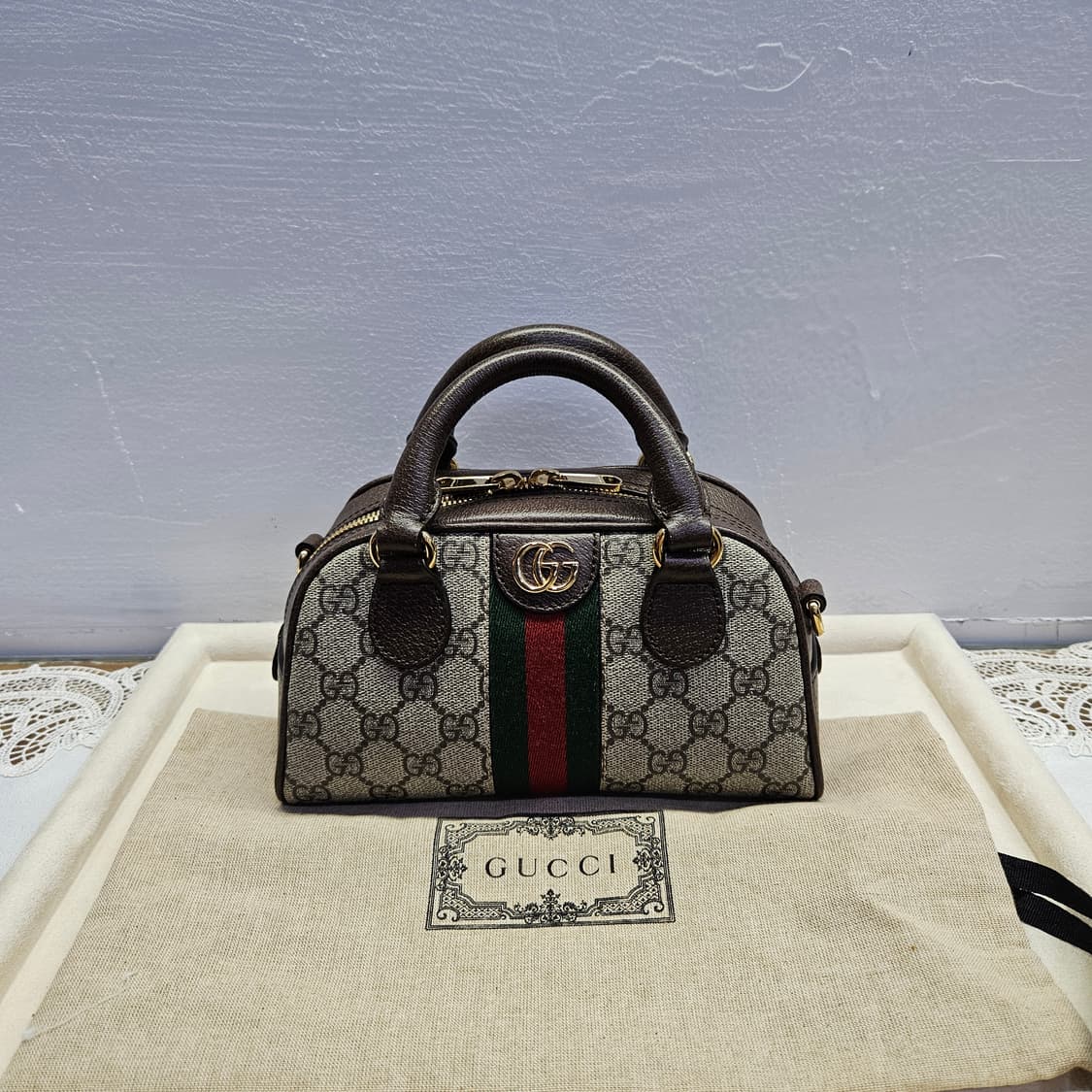 구찌 오피디아 GG 탑핸들 미니크로스 상품이미지2