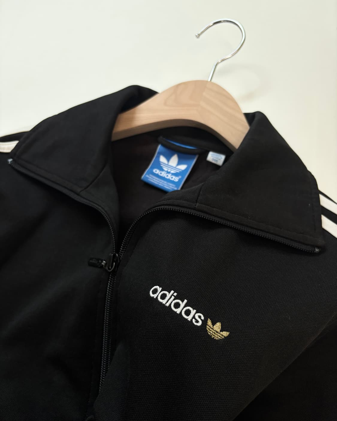 Adidas 아디다스 블랙 베켄바우어 로고 트랙탑 상품이미지6