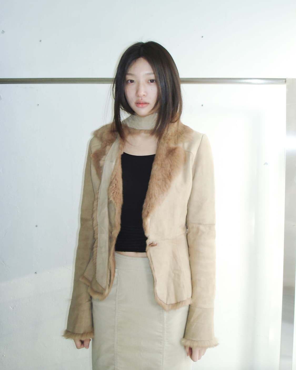 rabbit fur suede jacket 상품이미지2