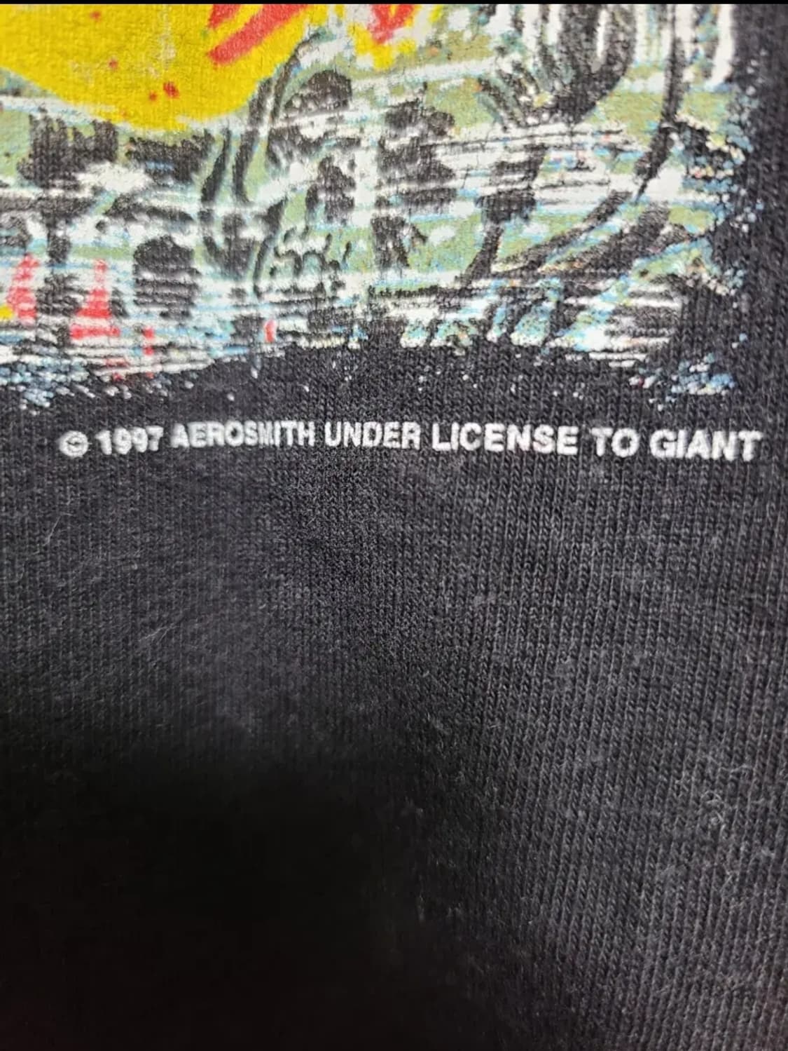 1997 에어로스미스 nine lives 빈티지티셔츠 상품이미지4