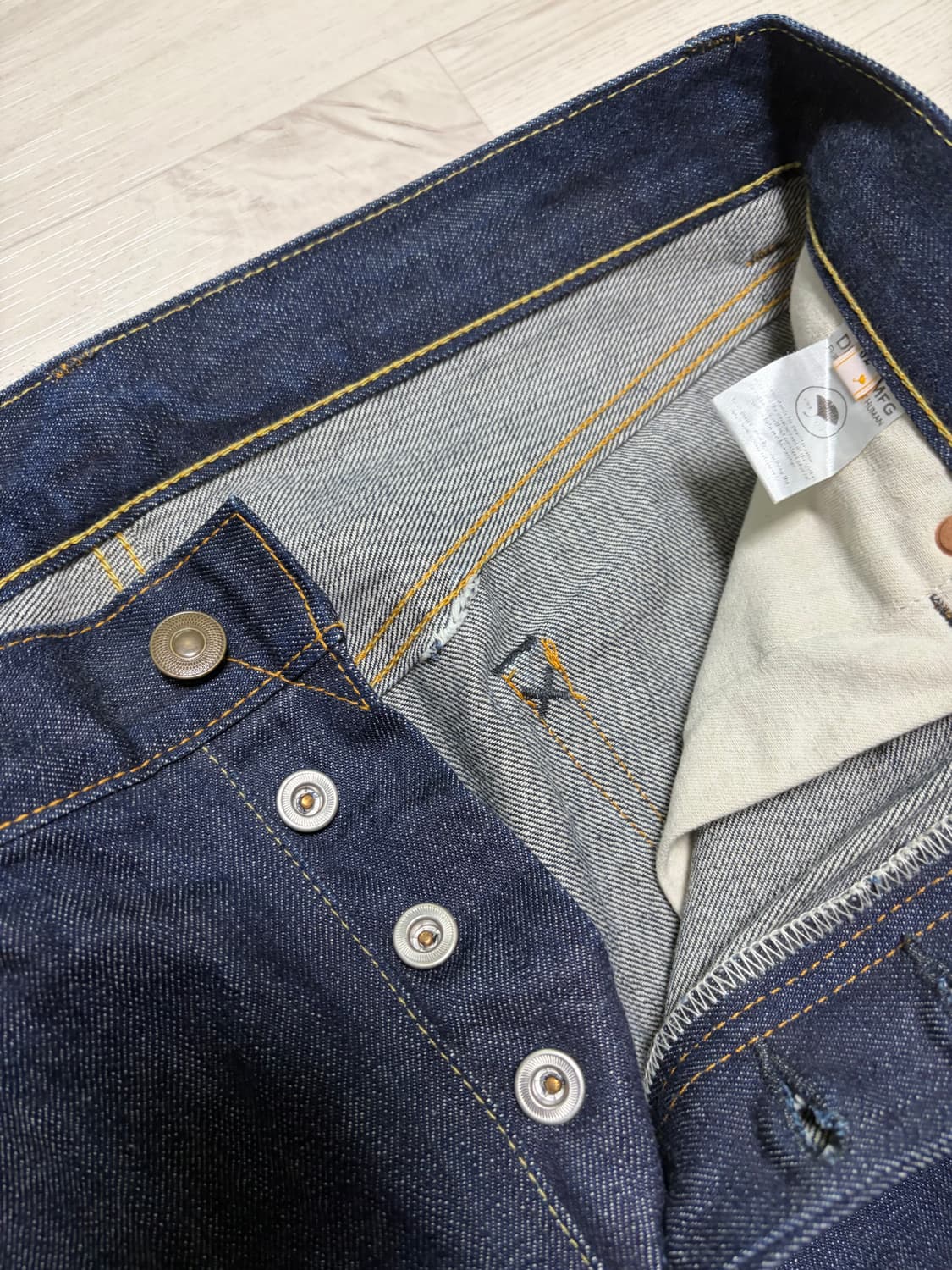 데밀 012D 셀비지 데님 팬츠 32사이즈 판매 상품이미지2