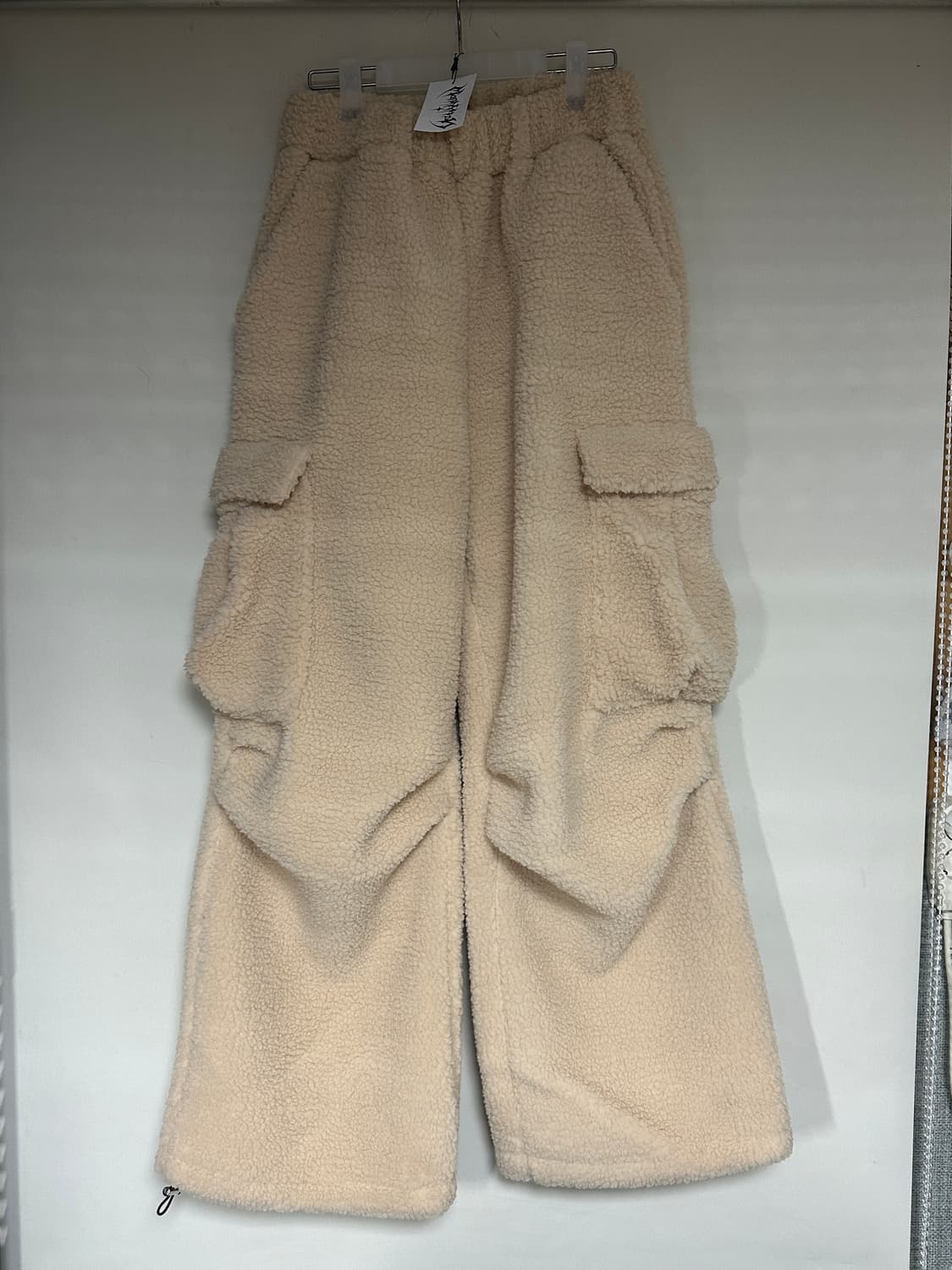 맨허튼프로젝트 양털 핀턱 카고 스웻 팬츠 플리스 상품이미지7